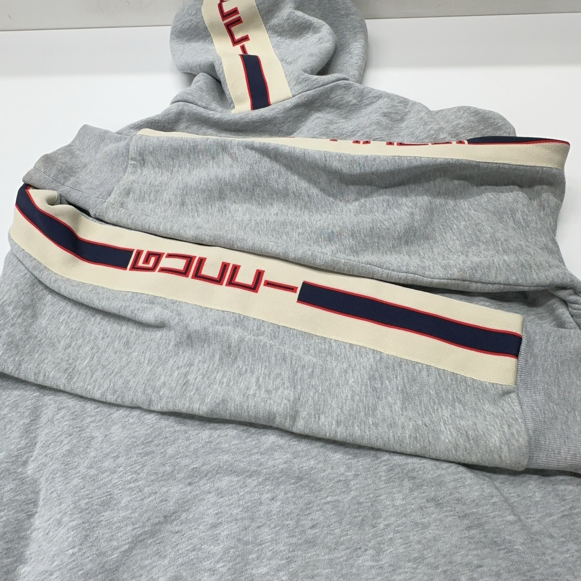 Gucci Gucci Logo Stripe Zip-Up Hoodie Size XS Size US XS / EU 42 / 0 - 14 Thumbnail