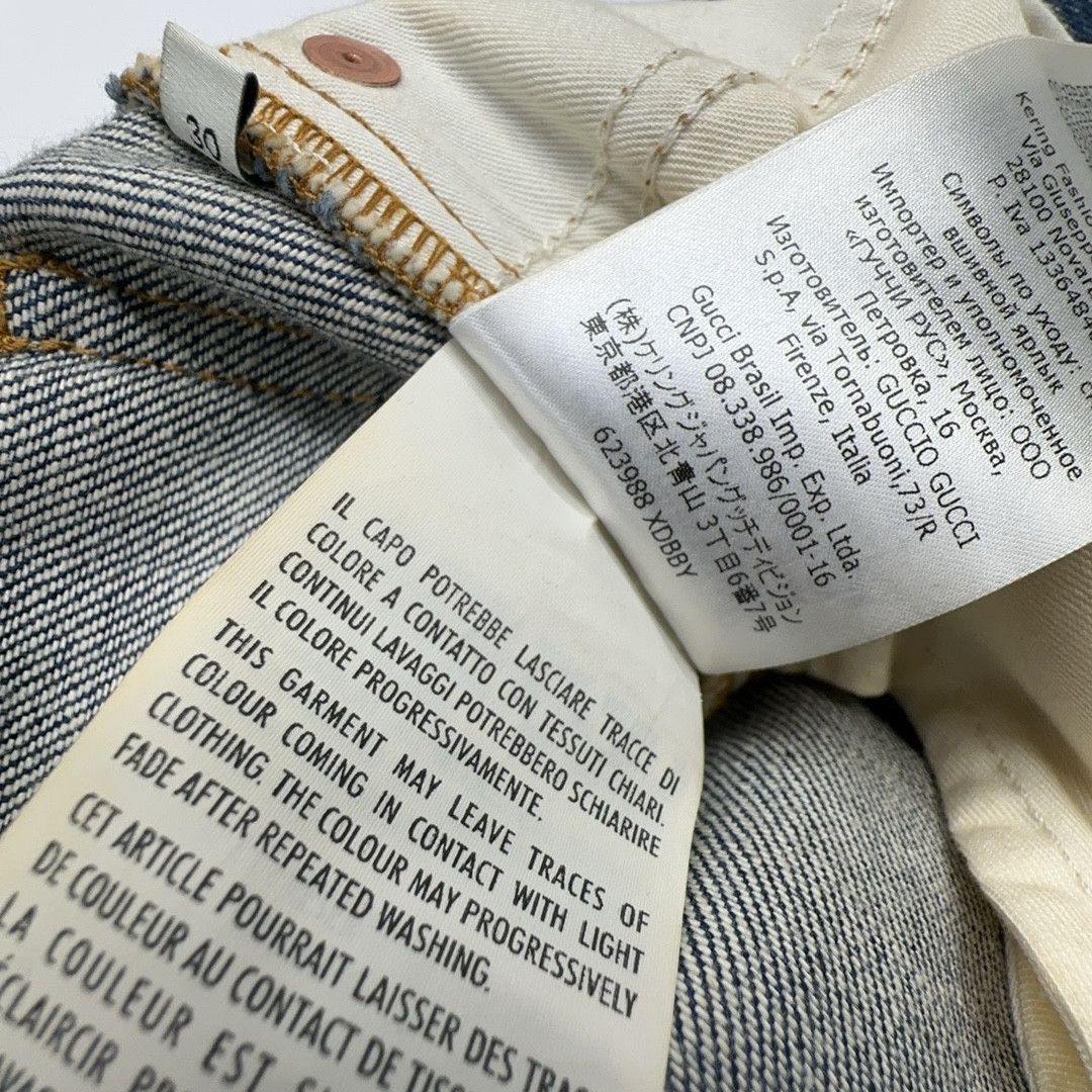 Gucci Gucci Blue Denim Jeans Size 30 Size US 30 / EU 46 - 3 Thumbnail