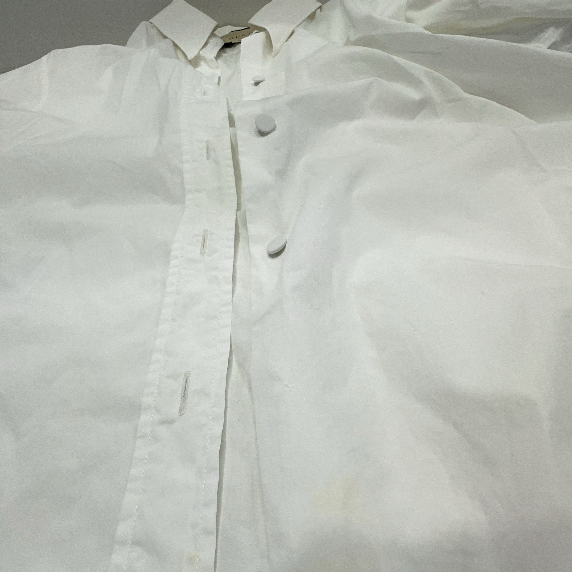 Gucci Gucci Cotton Button Up Shirt Size IT 42 Size M / US 6-8 / IT 42-44 - 6 Thumbnail