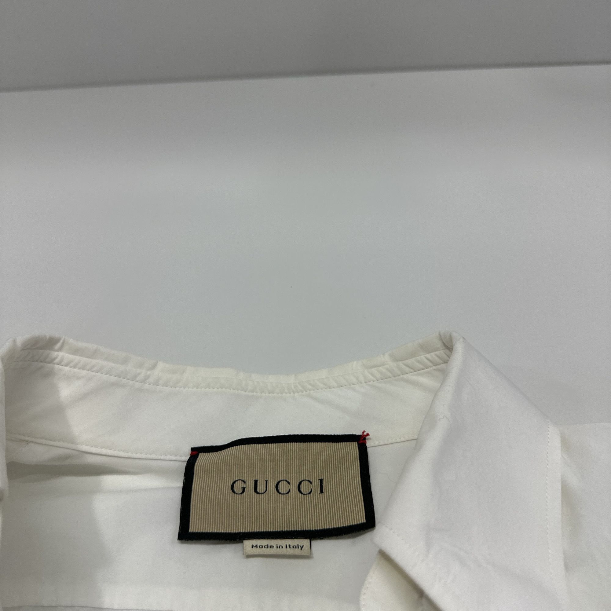 Gucci Gucci Cotton Button Up Shirt Size IT 42 Size M / US 6-8 / IT 42-44 - 3 Thumbnail
