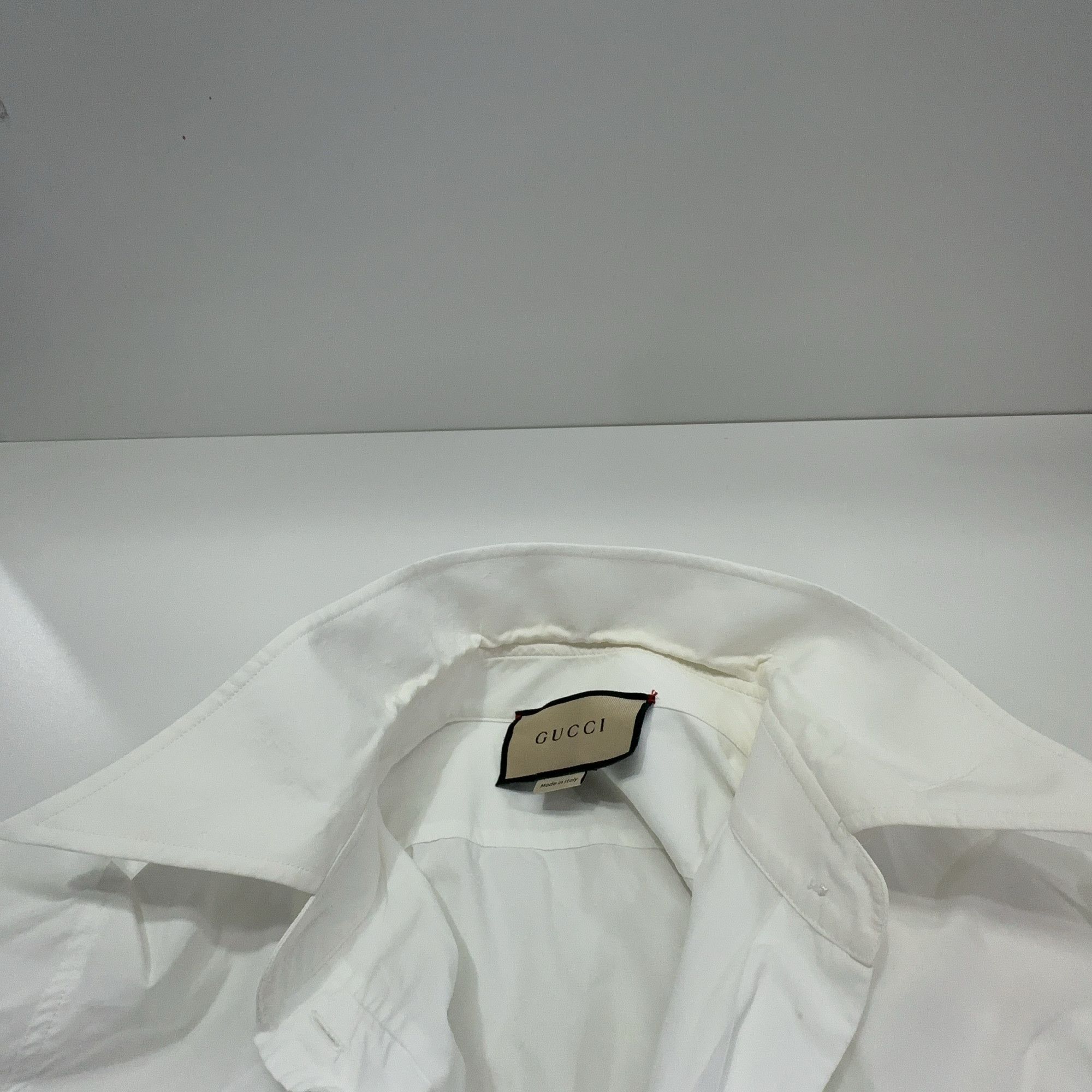 Gucci Gucci Cotton Button Up Shirt Size IT 42 Size M / US 6-8 / IT 42-44 - 7 Thumbnail