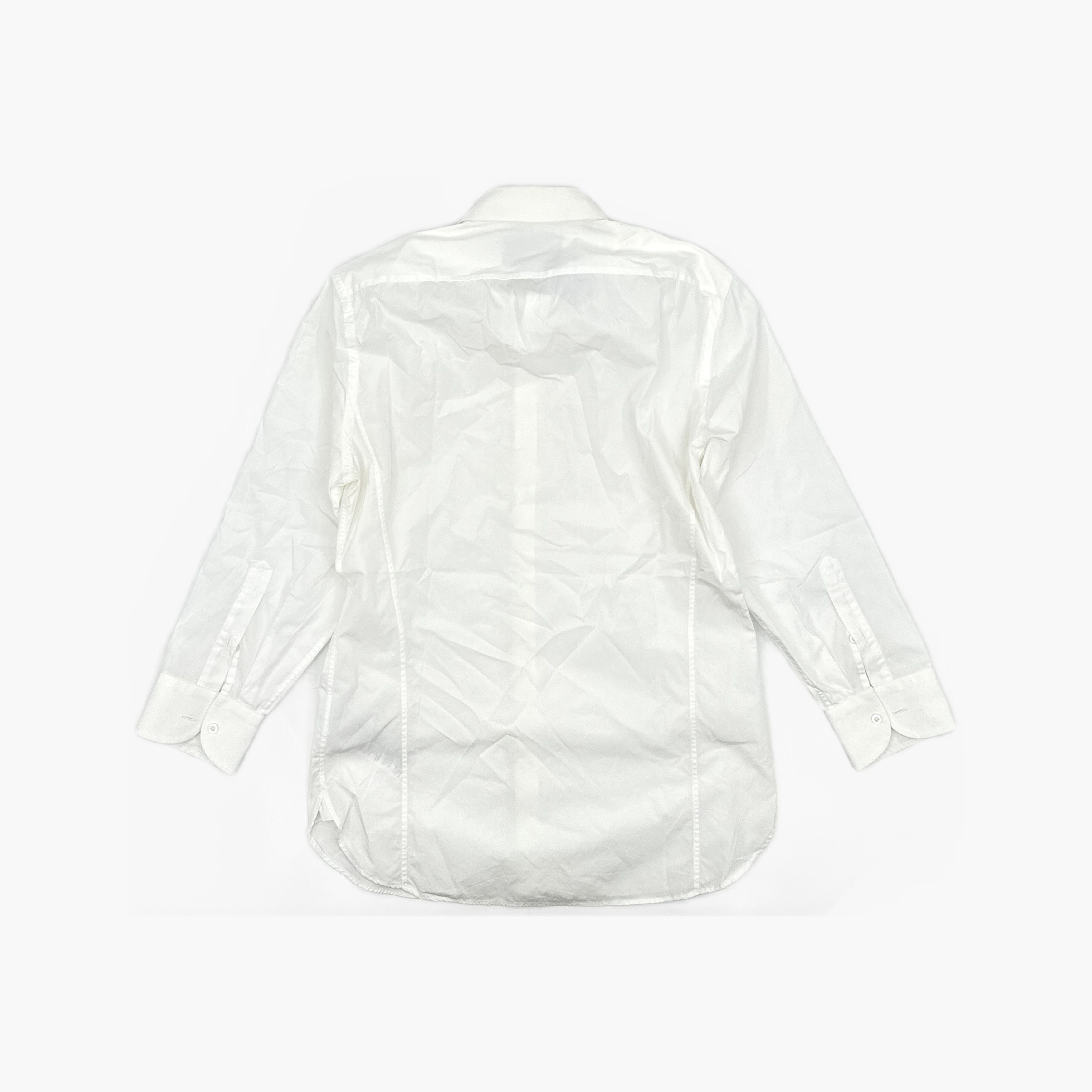 Gucci Gucci White Button Up Shirt Size L Size US L / EU 52-54 / 3 - 2 Thumbnail