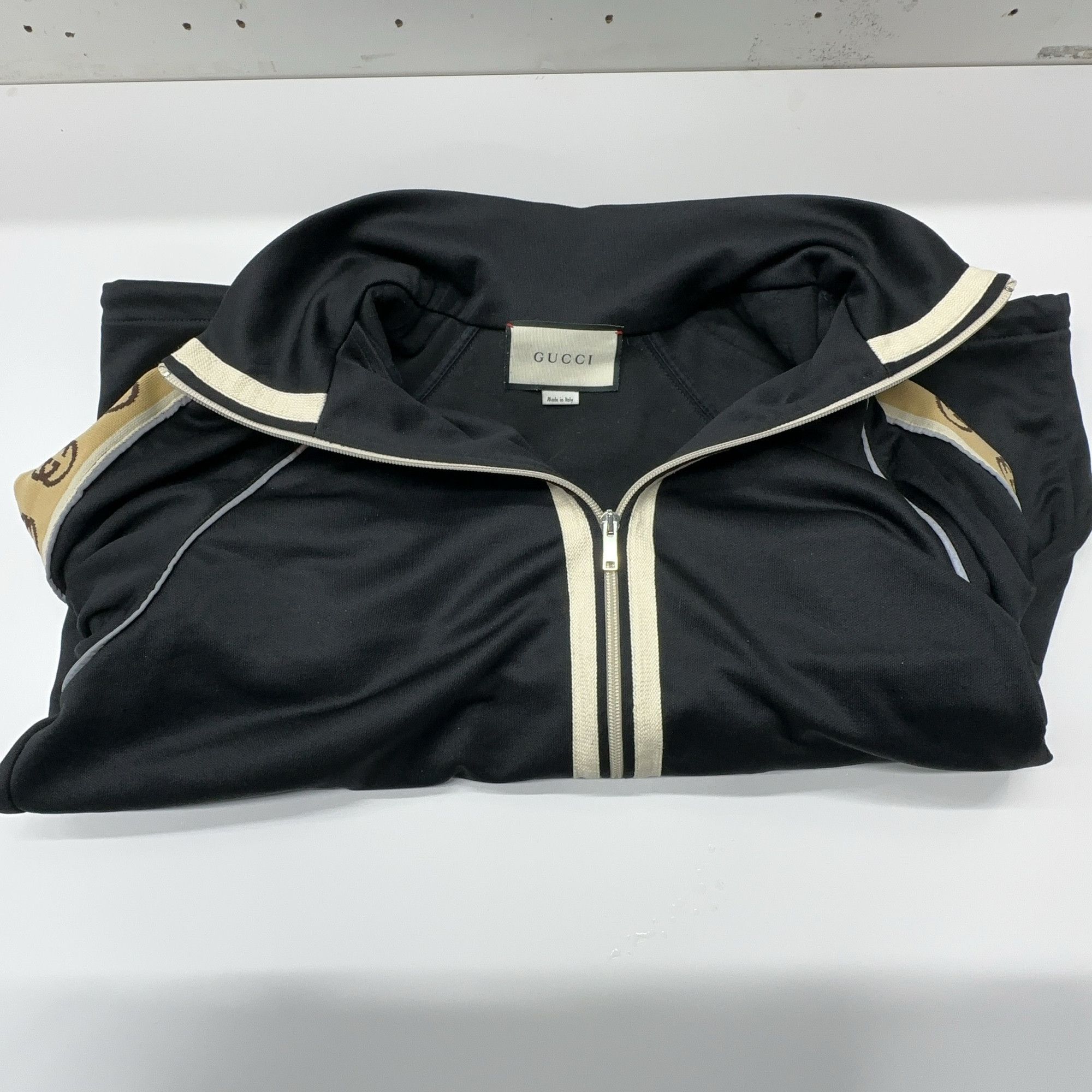 Gucci Gucci Logo Striped Track Jacket Size L Size US L / EU 52-54 / 3 - 6 Thumbnail