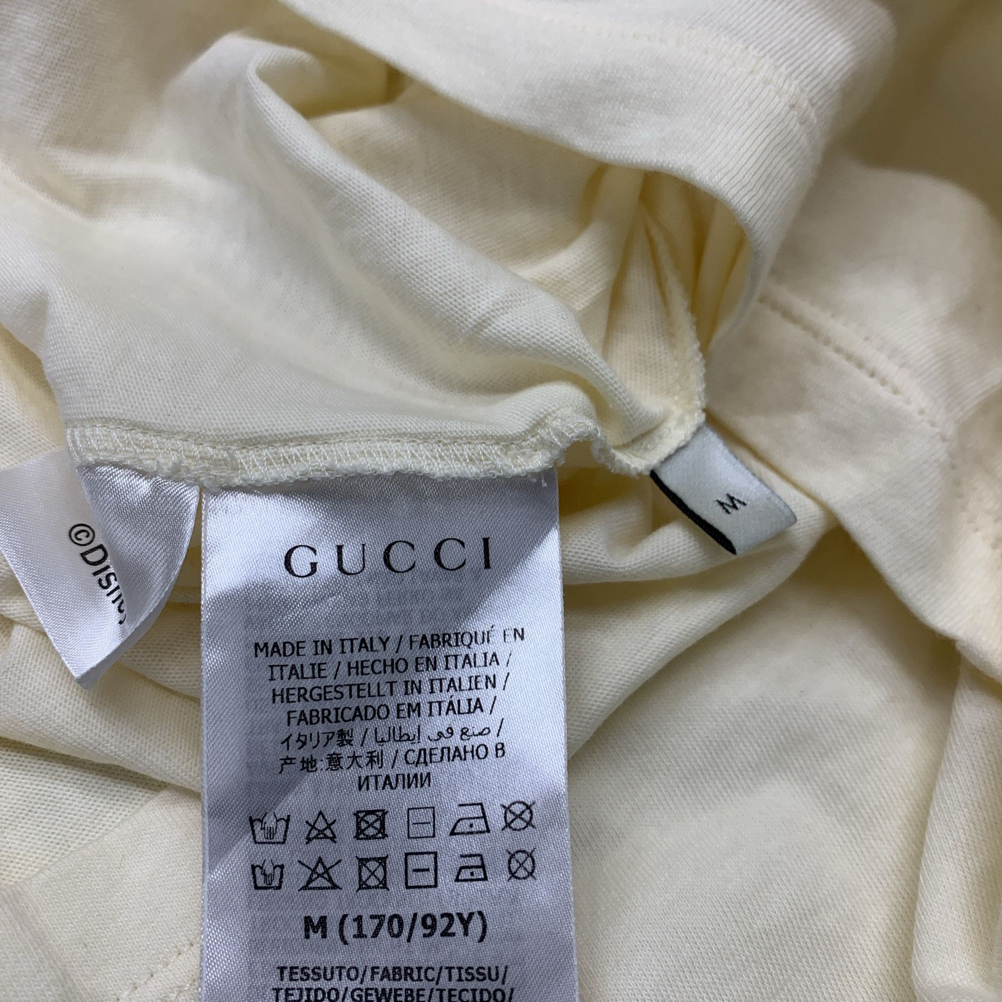 Gucci Gucci x Disney Mickey Mouse T-Shirt Size M Size M / US 6-8 / IT 42-44 - 4 Thumbnail