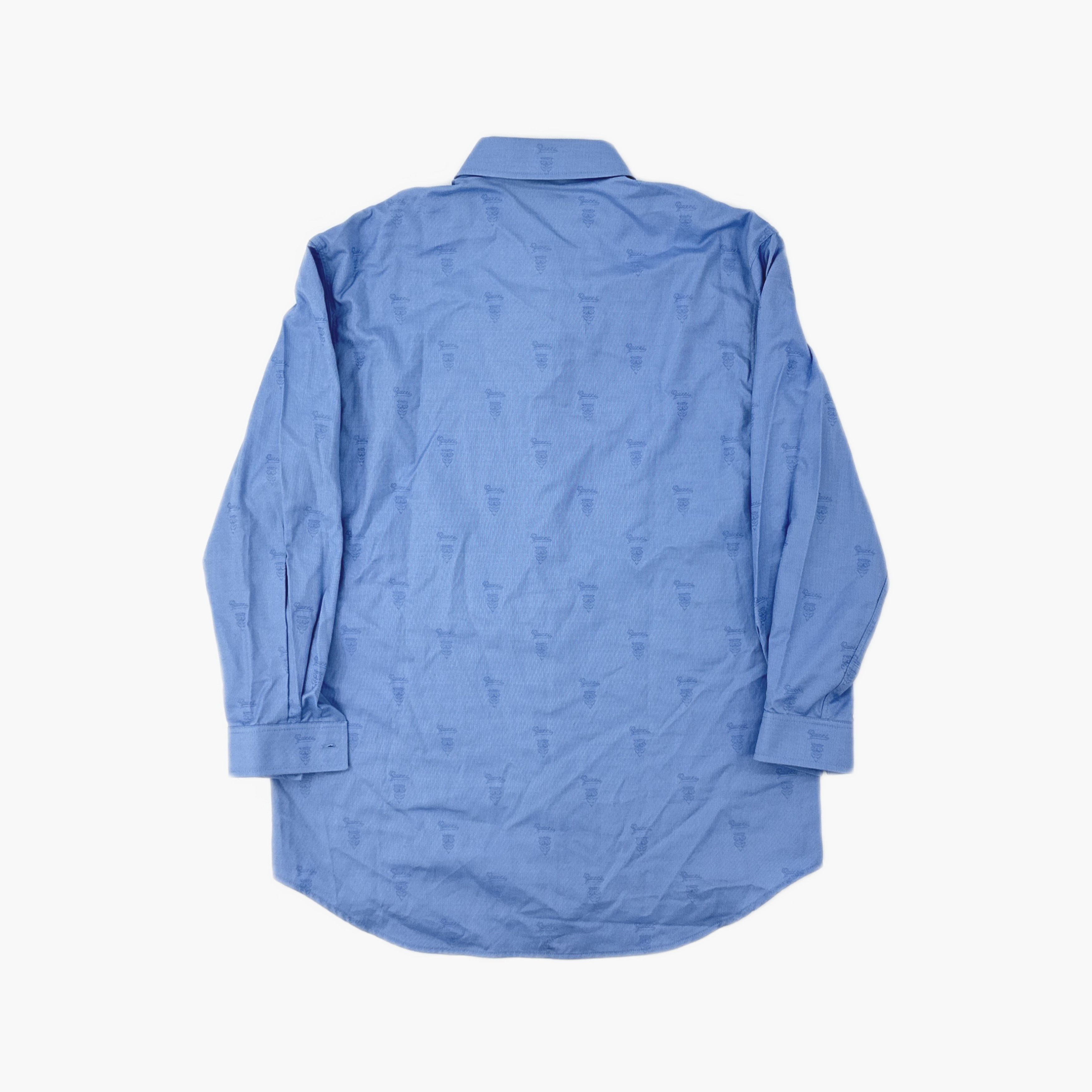 Gucci Gucci Monogram Cotton Button Up Shirt Size 38 Size XS / US 0-2 / IT 36-38 - 2 Thumbnail