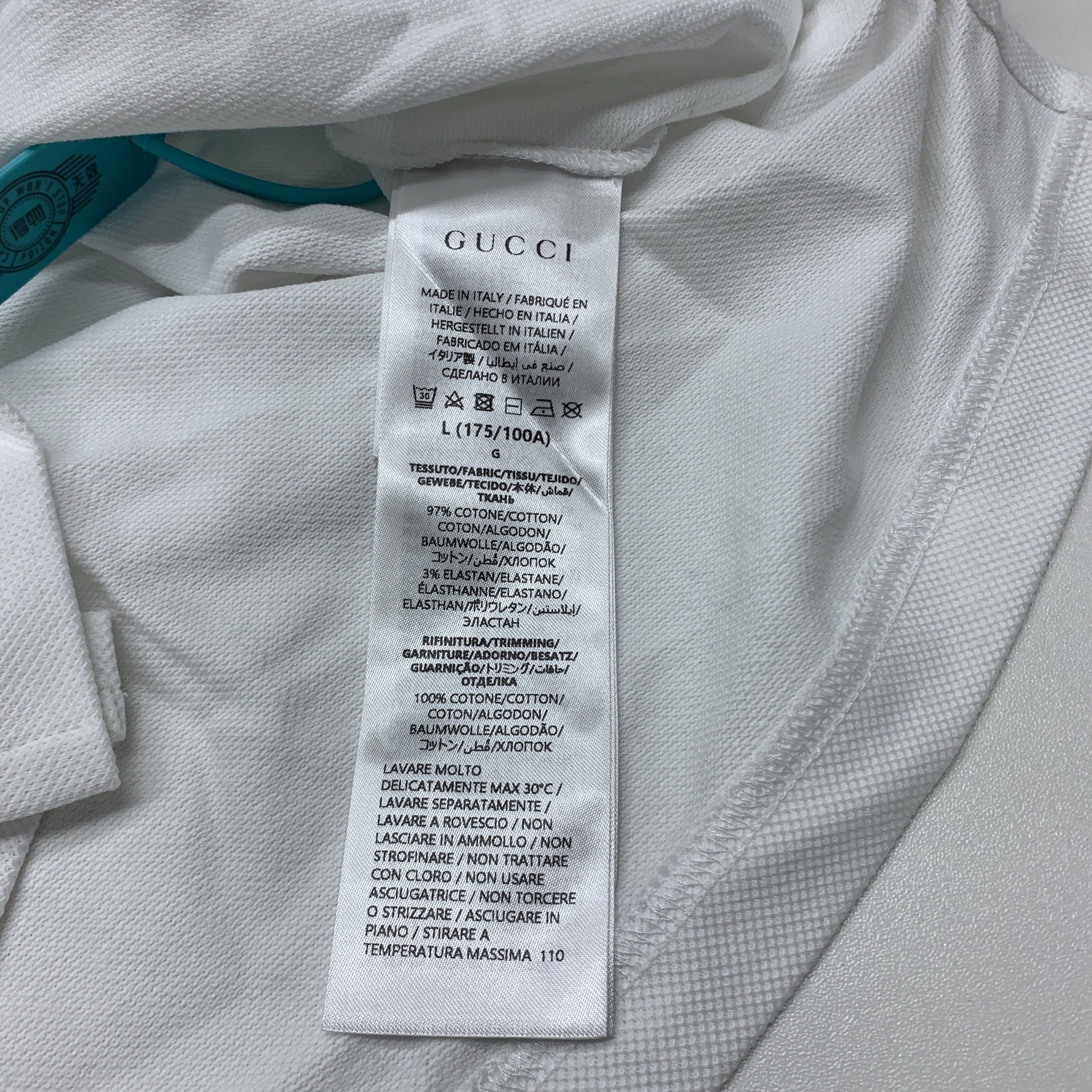 Gucci Gucci Logo Stripe Polo Shirt Size L Size US L / EU 52-54 / 3 - 3 Thumbnail