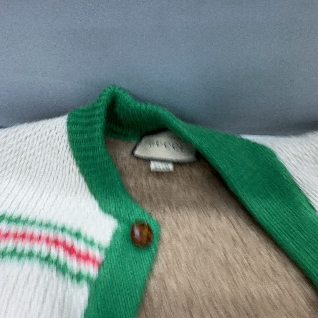 Gucci Gucci Jacquard Wool Alpaca Cardigan Size M Size M / US 6-8 / IT 42-44 - 6 Thumbnail
