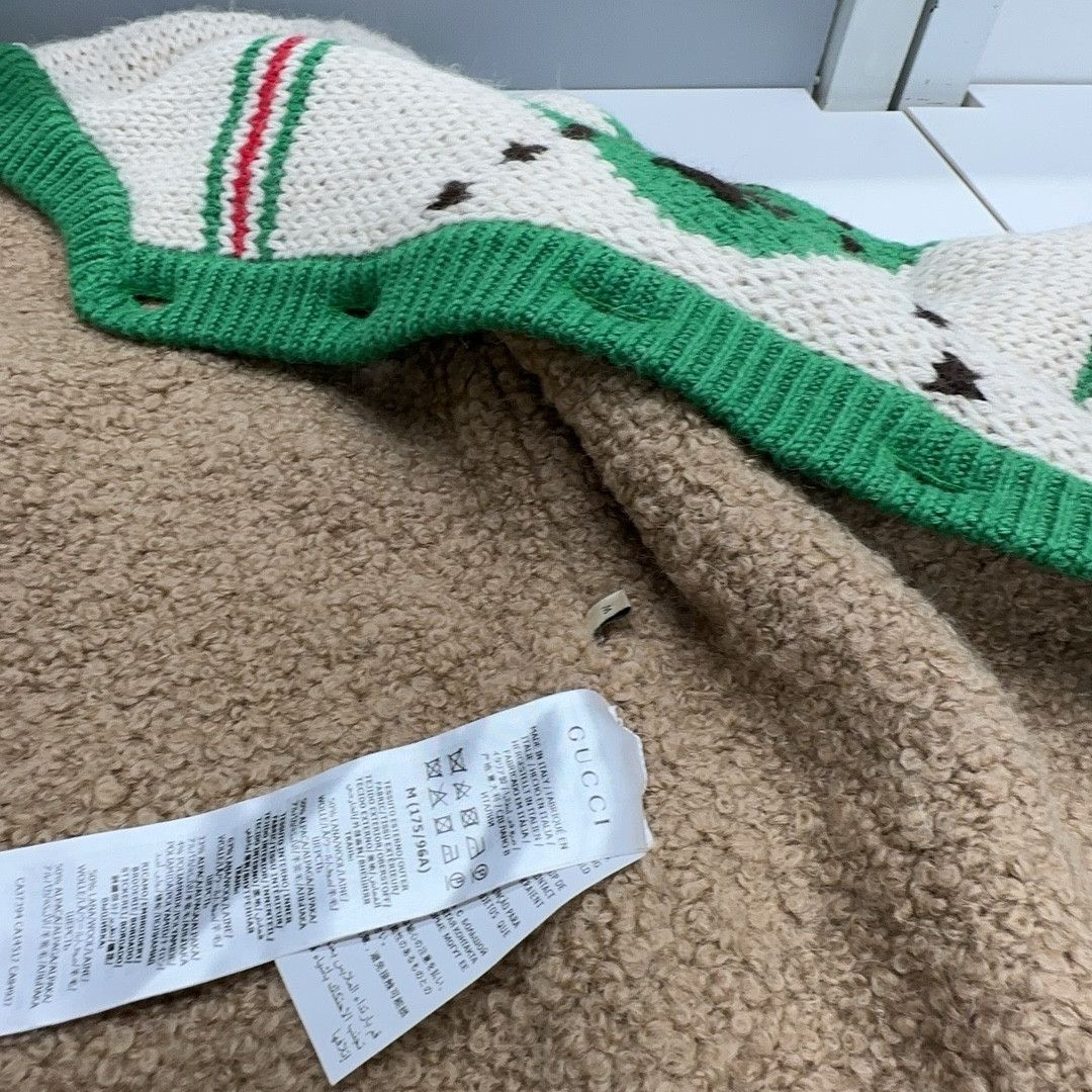 Gucci Gucci Jacquard Wool Alpaca Cardigan Size M Size M / US 6-8 / IT 42-44 - 7 Thumbnail