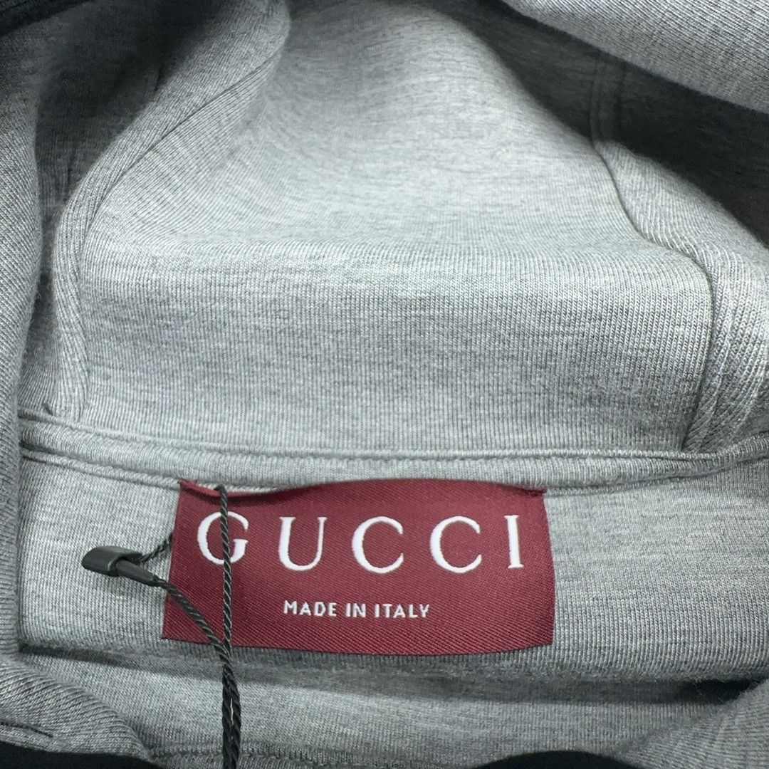 Gucci Gucci Embroidered Logo Hoodie Size M Size M / US 6-8 / IT 42-44 - 3 Thumbnail