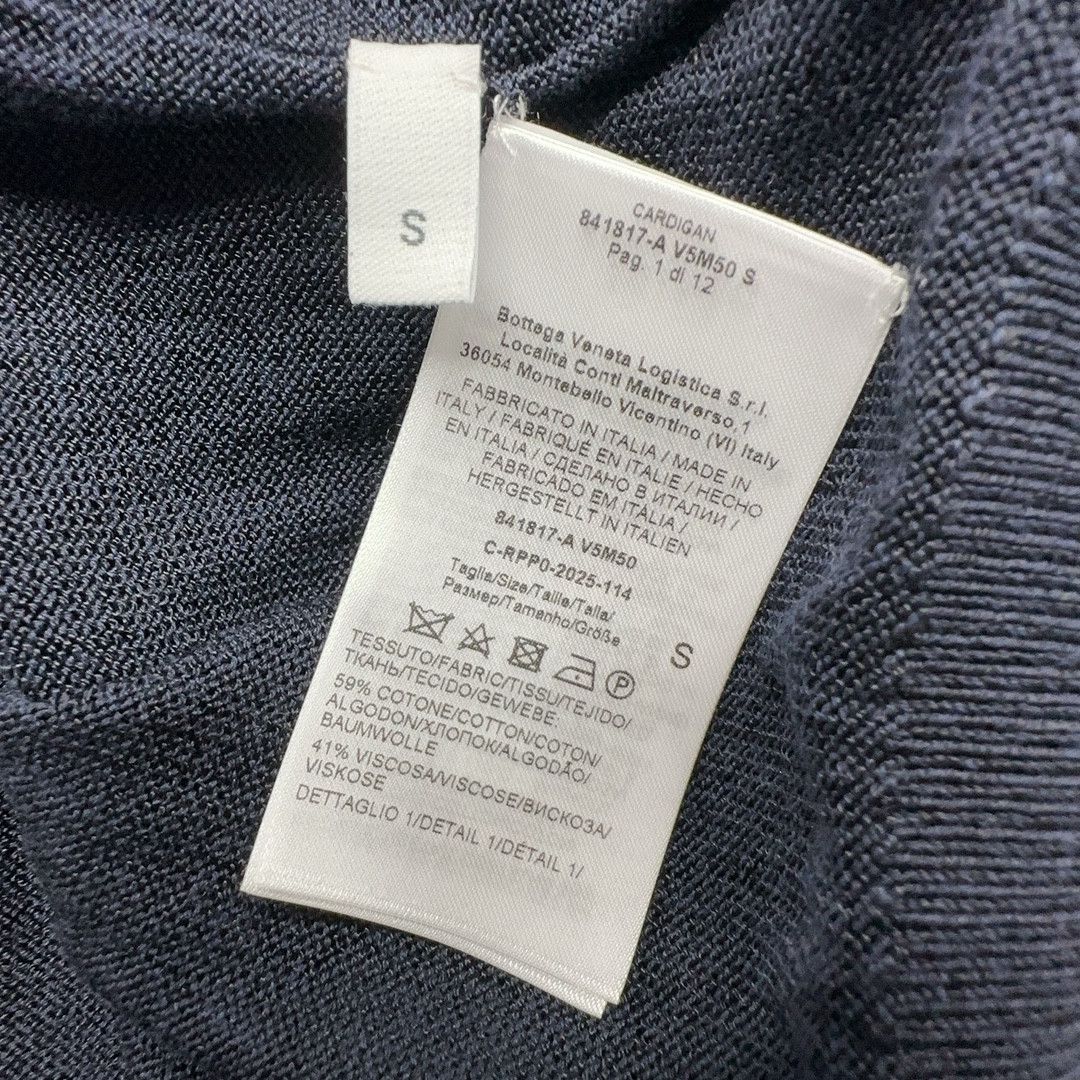 Bottega Veneta Bottega Veneta Navy Knitted Cardigan Set Size S Size S / US 4 / IT 40 - 6 Thumbnail