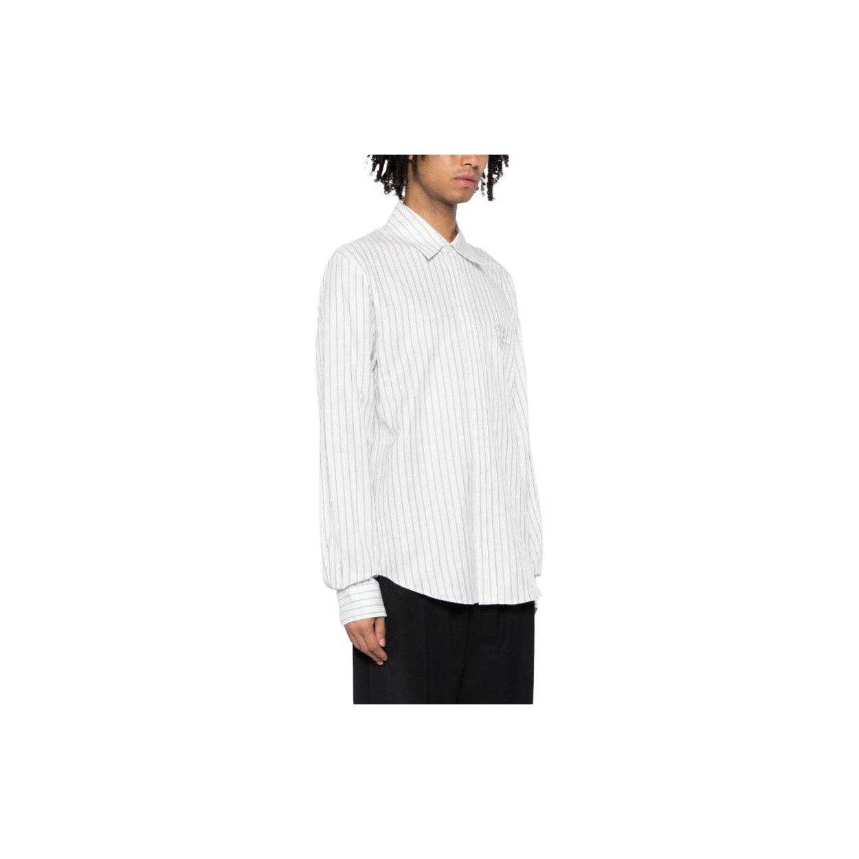 Amiri Amiri Striped Graphic Button Up Shirt Size 50 Size US M / EU 48-50 / 2 - 14 Thumbnail