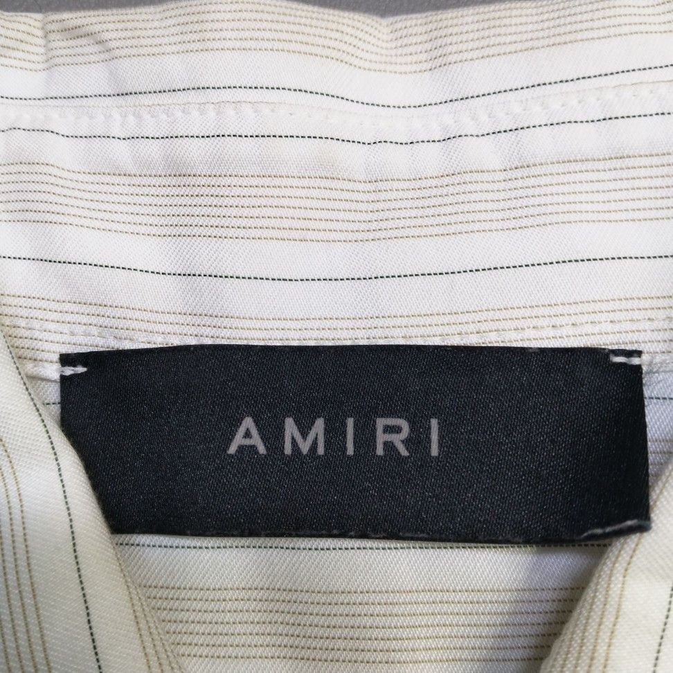 Amiri Amiri Striped Graphic Button Up Shirt Size 50 Size US M / EU 48-50 / 2 - 4 Thumbnail