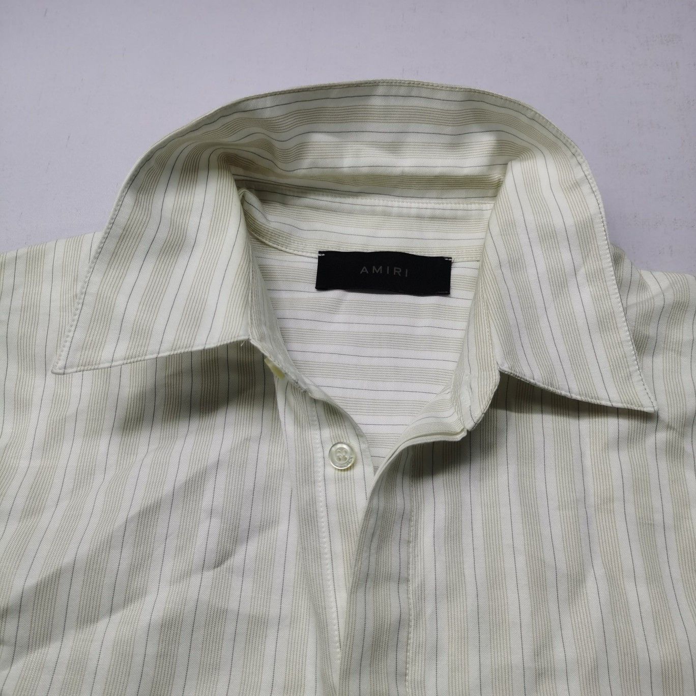 Amiri Amiri Striped Graphic Button Up Shirt Size 50 Size US M / EU 48-50 / 2 - 8 Thumbnail