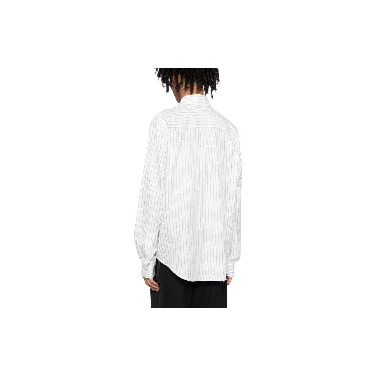 Amiri Amiri Striped Graphic Button Up Shirt Size 50 Size US M / EU 48-50 / 2 - 15 Thumbnail