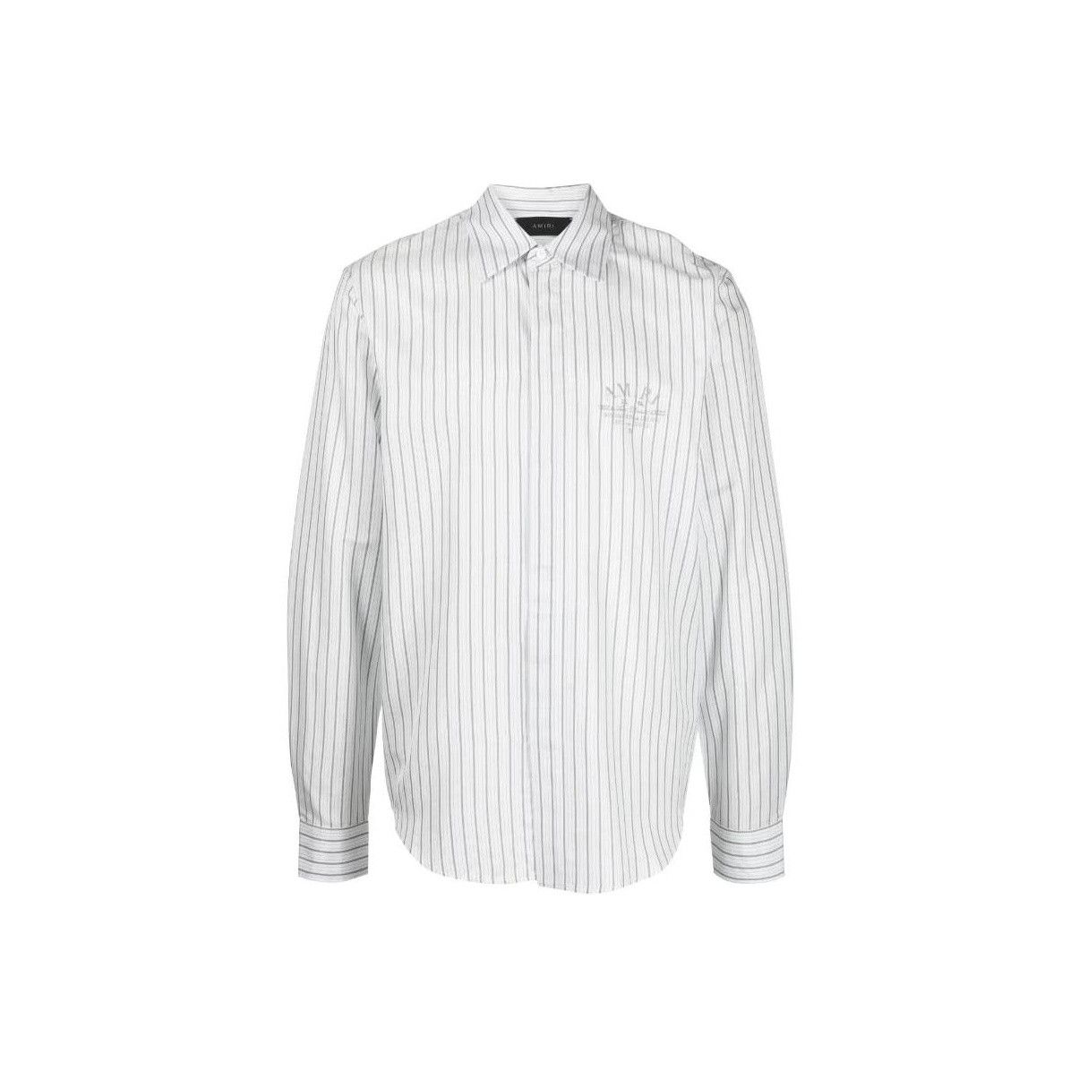 Amiri Amiri Striped Graphic Button Up Shirt Size 50 Size US M / EU 48-50 / 2 - 12 Thumbnail