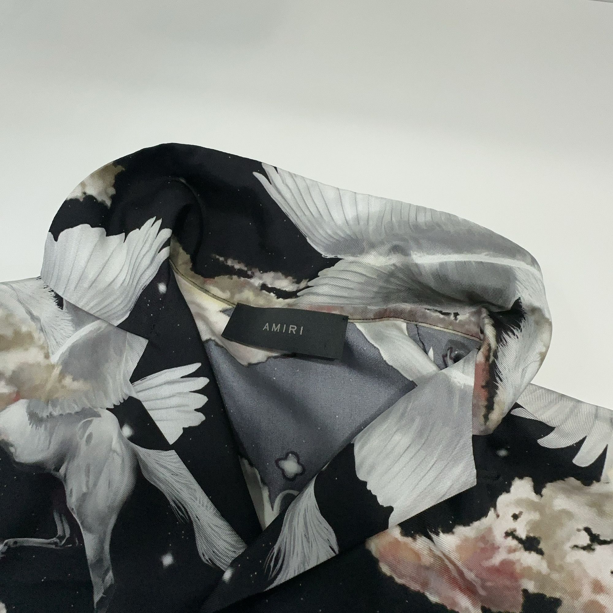 Amiri AMIRI Pegasus Print Silk Shirt Size M Size US M / EU 48-50 / 2 - 5 Thumbnail