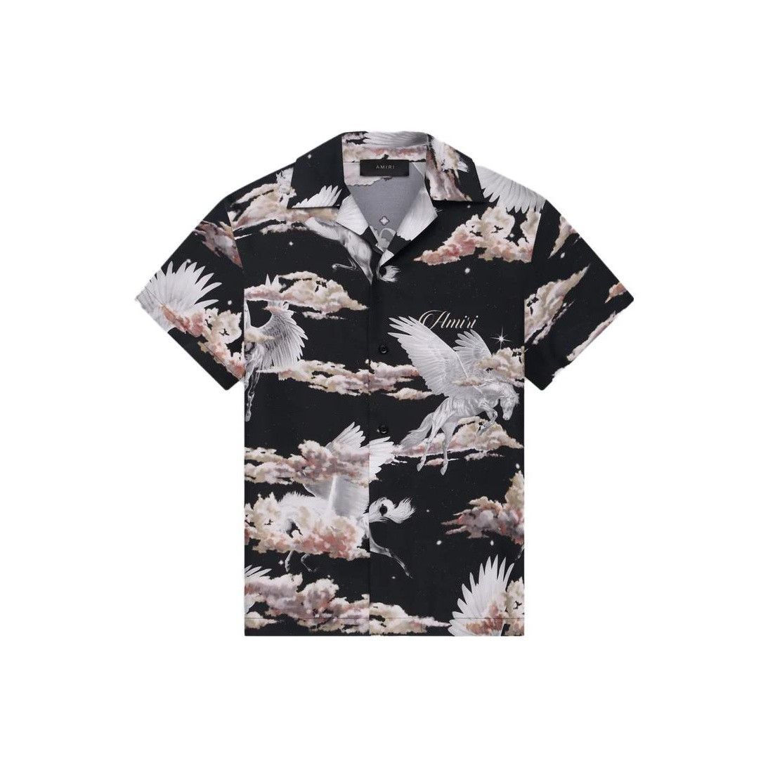 Amiri AMIRI Pegasus Print Silk Shirt Size M Size US M / EU 48-50 / 2 - 7 Thumbnail