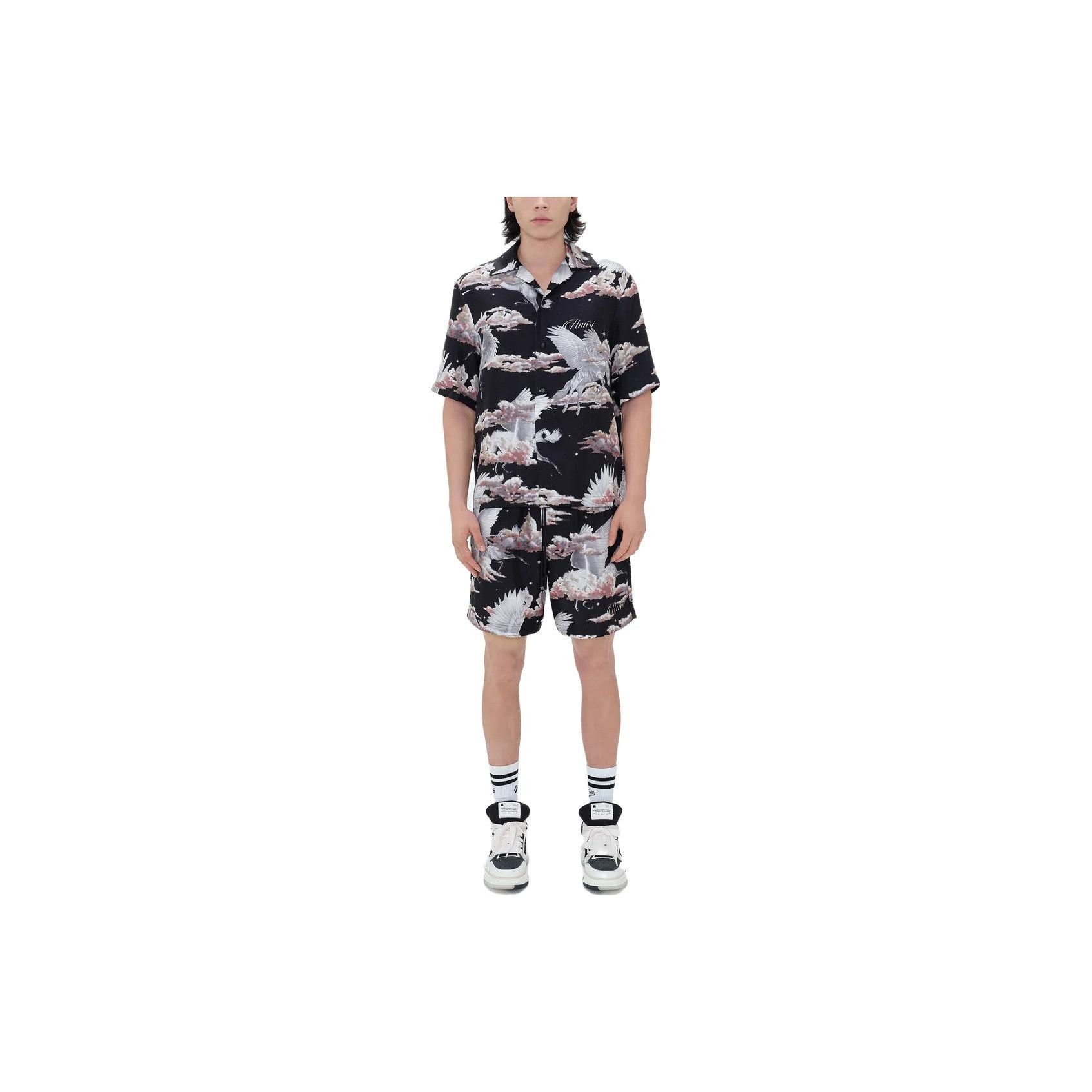 Amiri AMIRI Pegasus Print Silk Shirt Size M Size US M / EU 48-50 / 2 - 8 Thumbnail