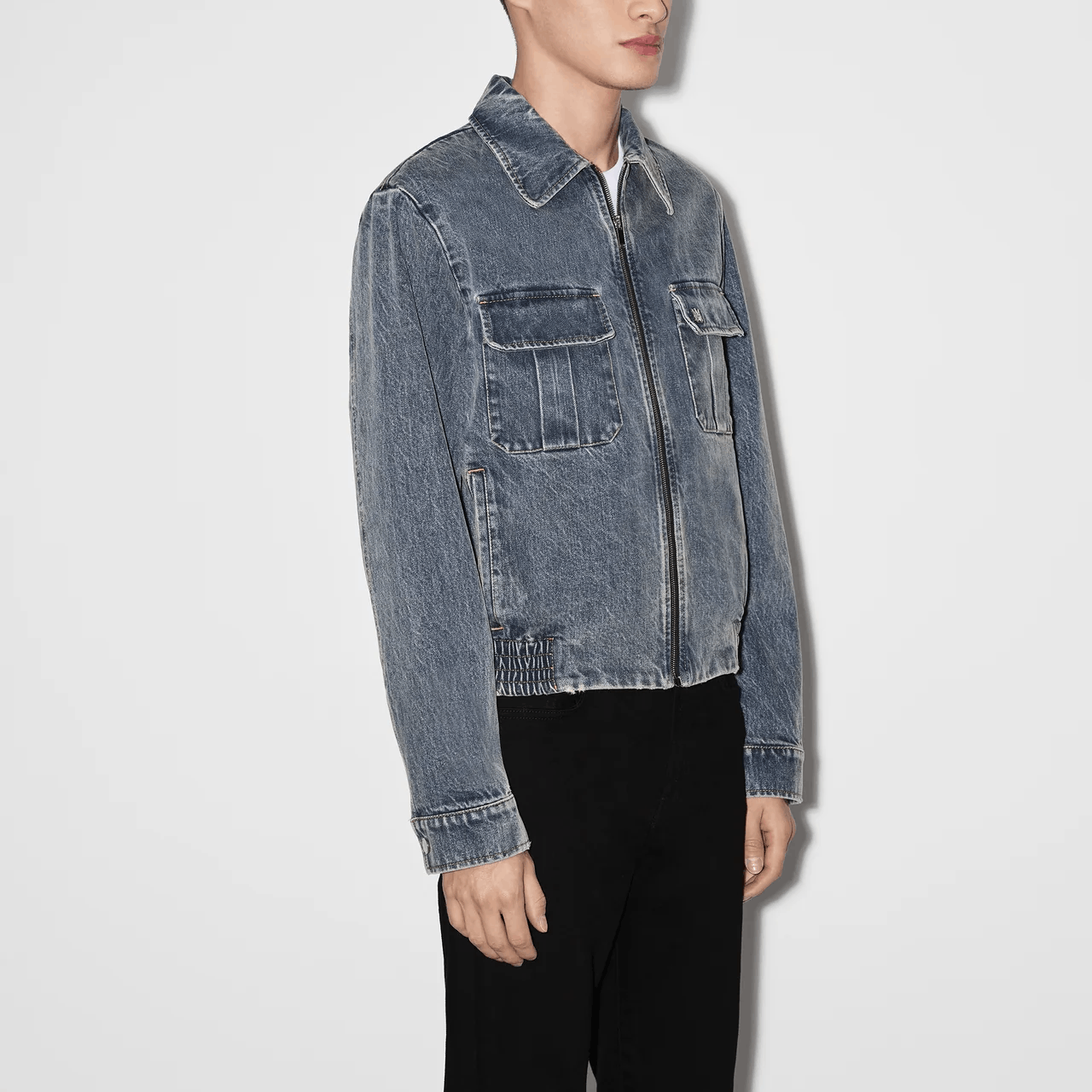Amiri AMIRI Logo Denim Jacket Size S Size US S / EU 44-46 / 1 - 17 Thumbnail