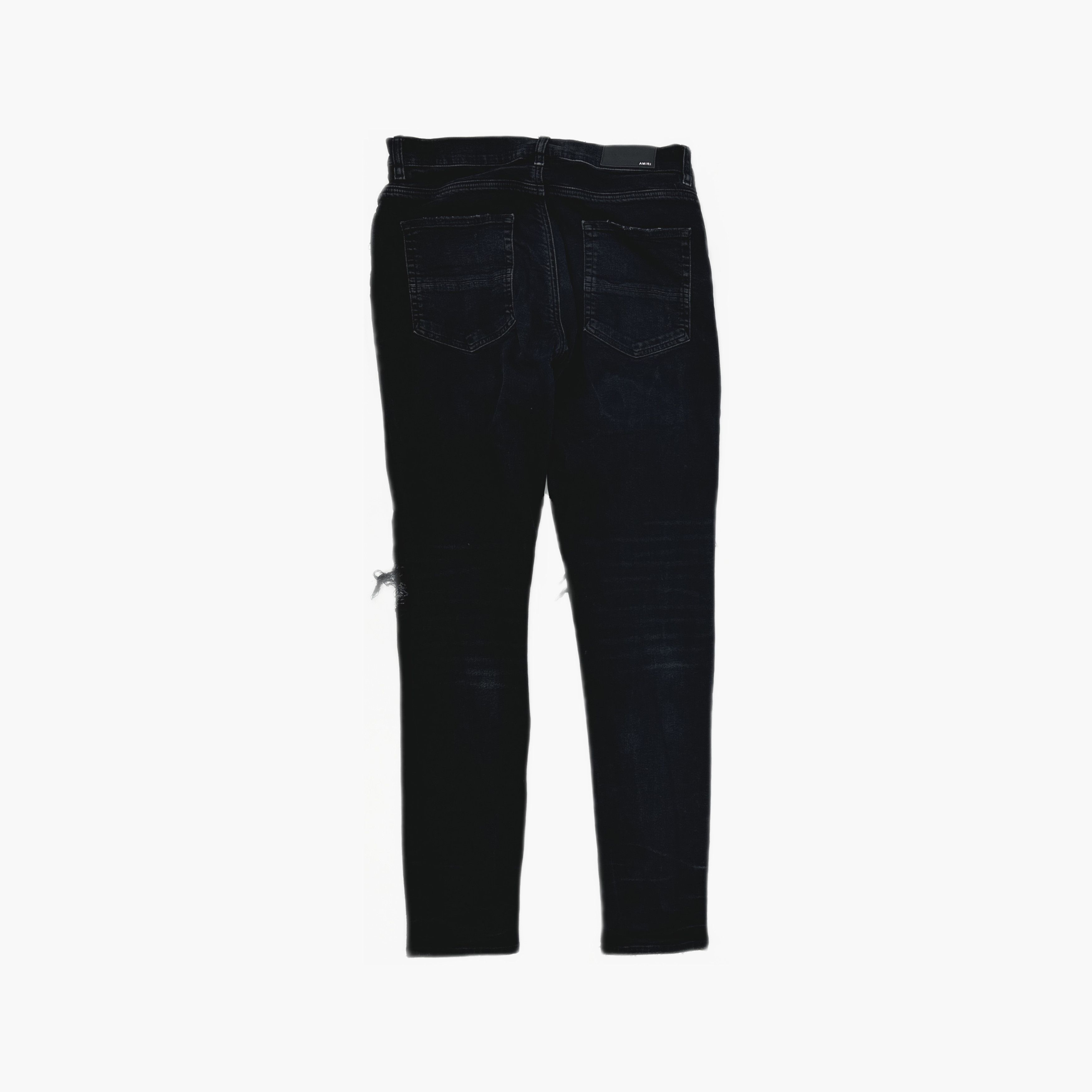 Amiri AMIRI Distressed Black Jeans Size 34 Size US 34 / EU 50 - 2 Thumbnail