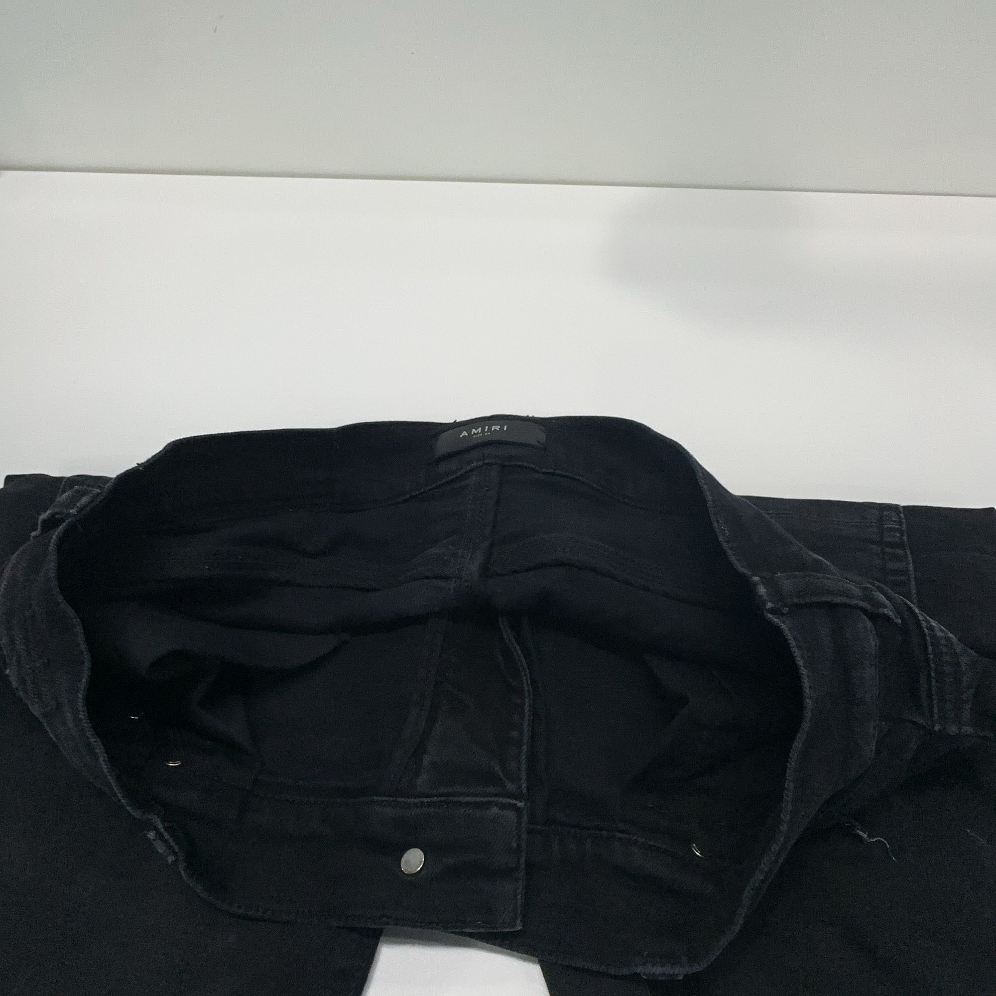 Amiri AMIRI Distressed Black Jeans Size 34 Size US 34 / EU 50 - 5 Thumbnail