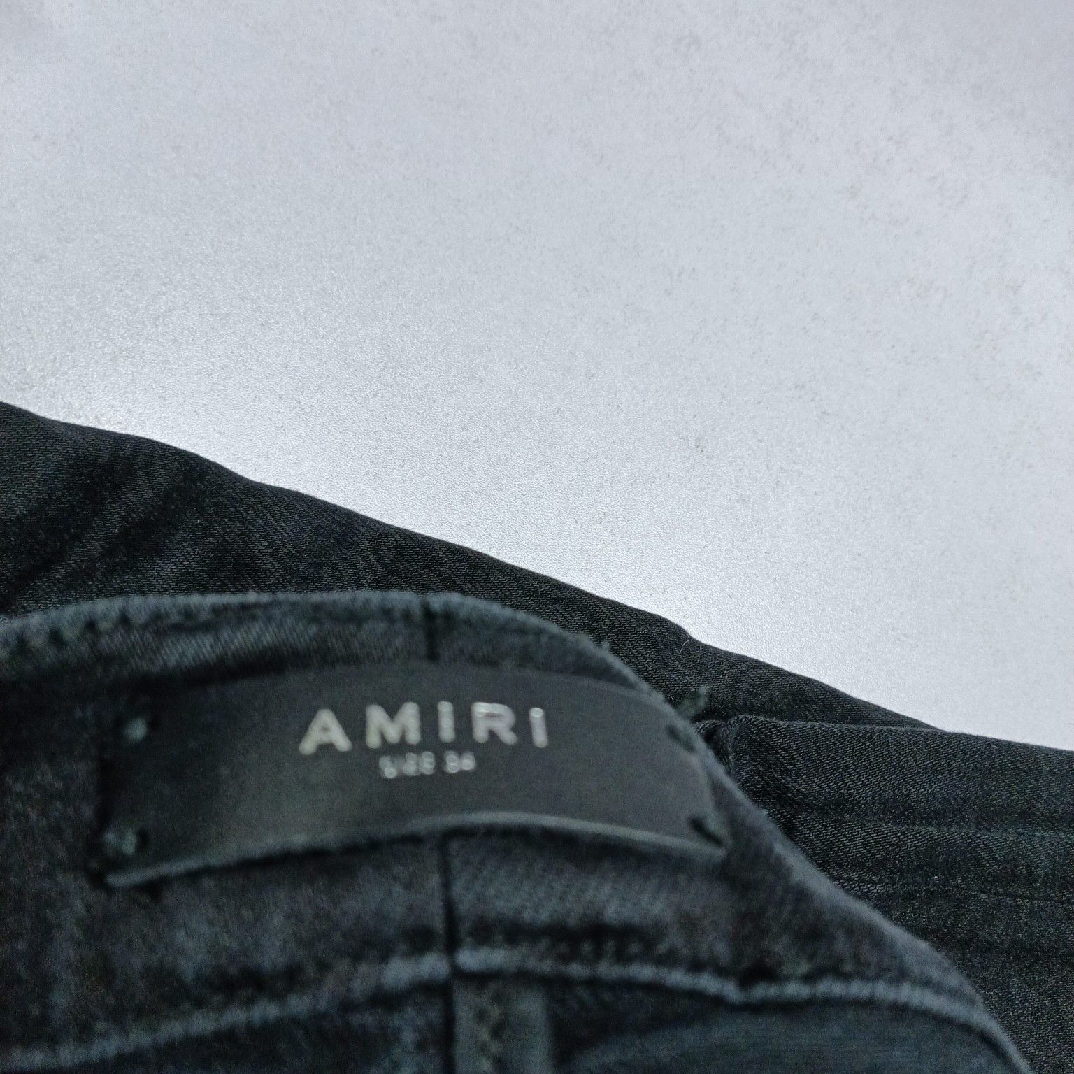 Amiri AMIRI Distressed Black Jeans Size 34 Size US 34 / EU 50 - 3 Thumbnail