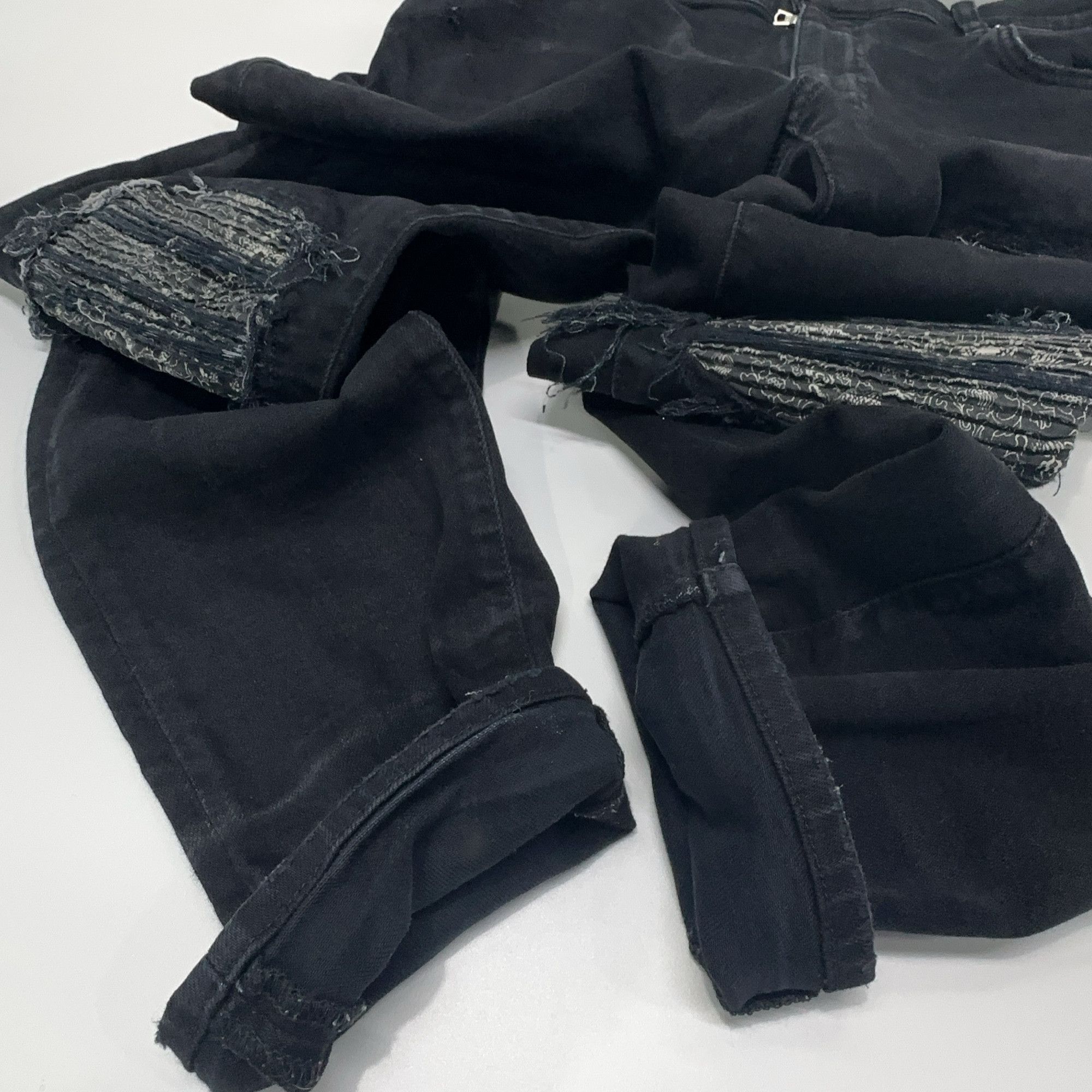 Amiri AMIRI Distressed Black Jeans Size 34 Size US 34 / EU 50 - 7 Thumbnail