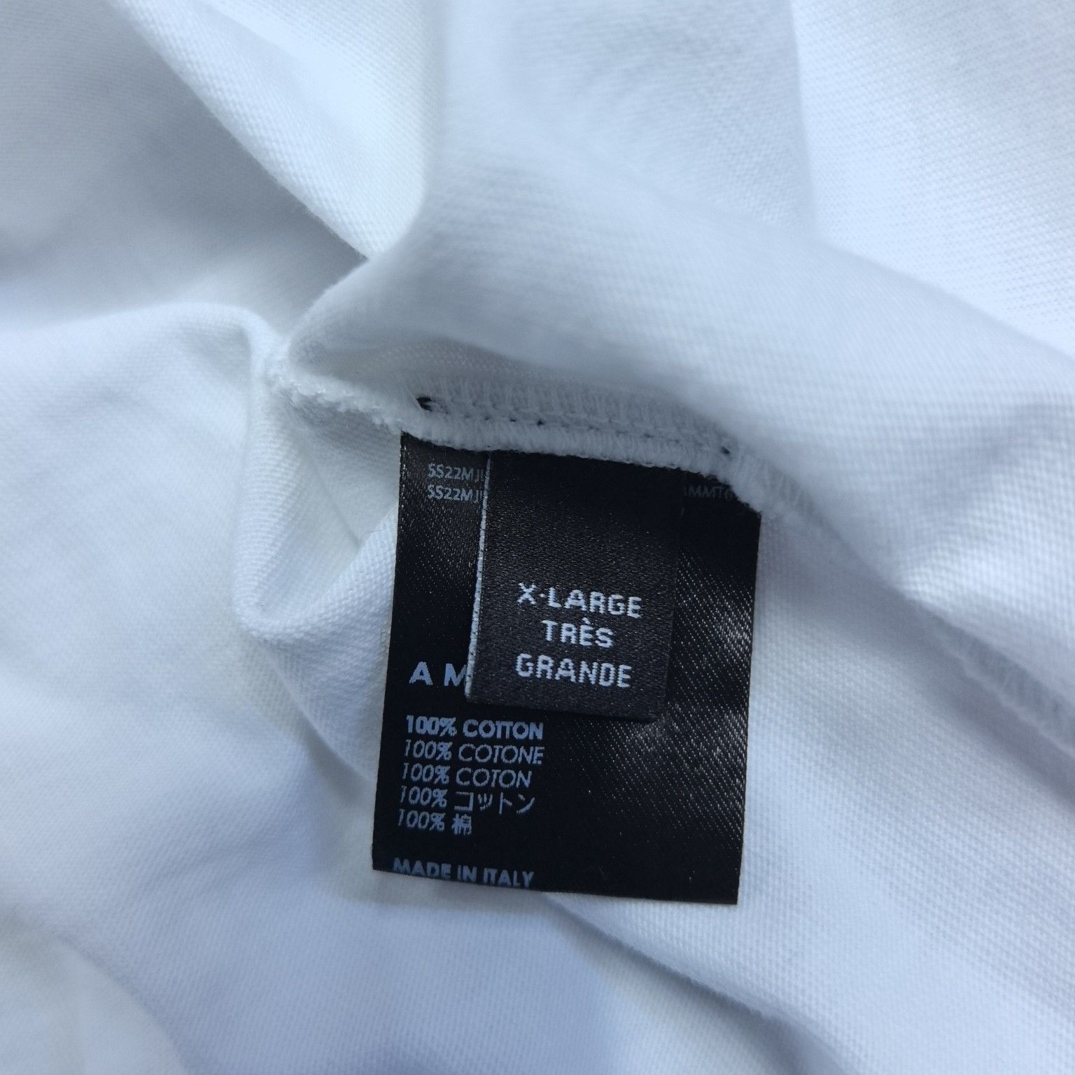 Amiri Amiri Logo Print T-Shirt White Size XL Size US XL / EU 56 / 4 - 5 Thumbnail