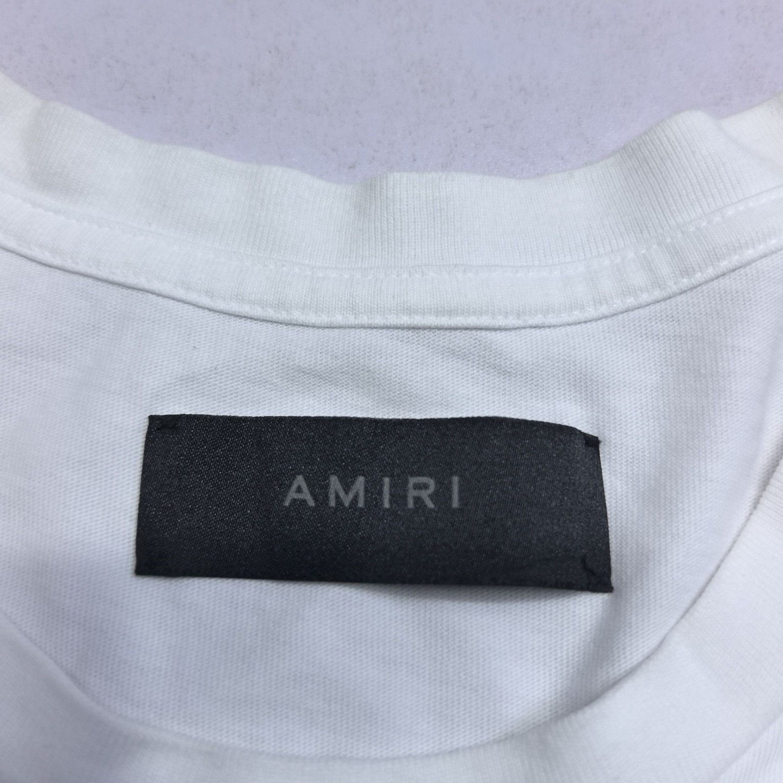 Amiri Amiri Logo Print T-Shirt White Size XL Size US XL / EU 56 / 4 - 3 Thumbnail