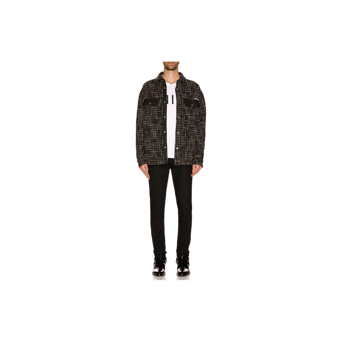 Amiri AMIRI Plaid Wool Blend Shirt Size S Size US S / EU 44-46 / 1 - 7 Thumbnail