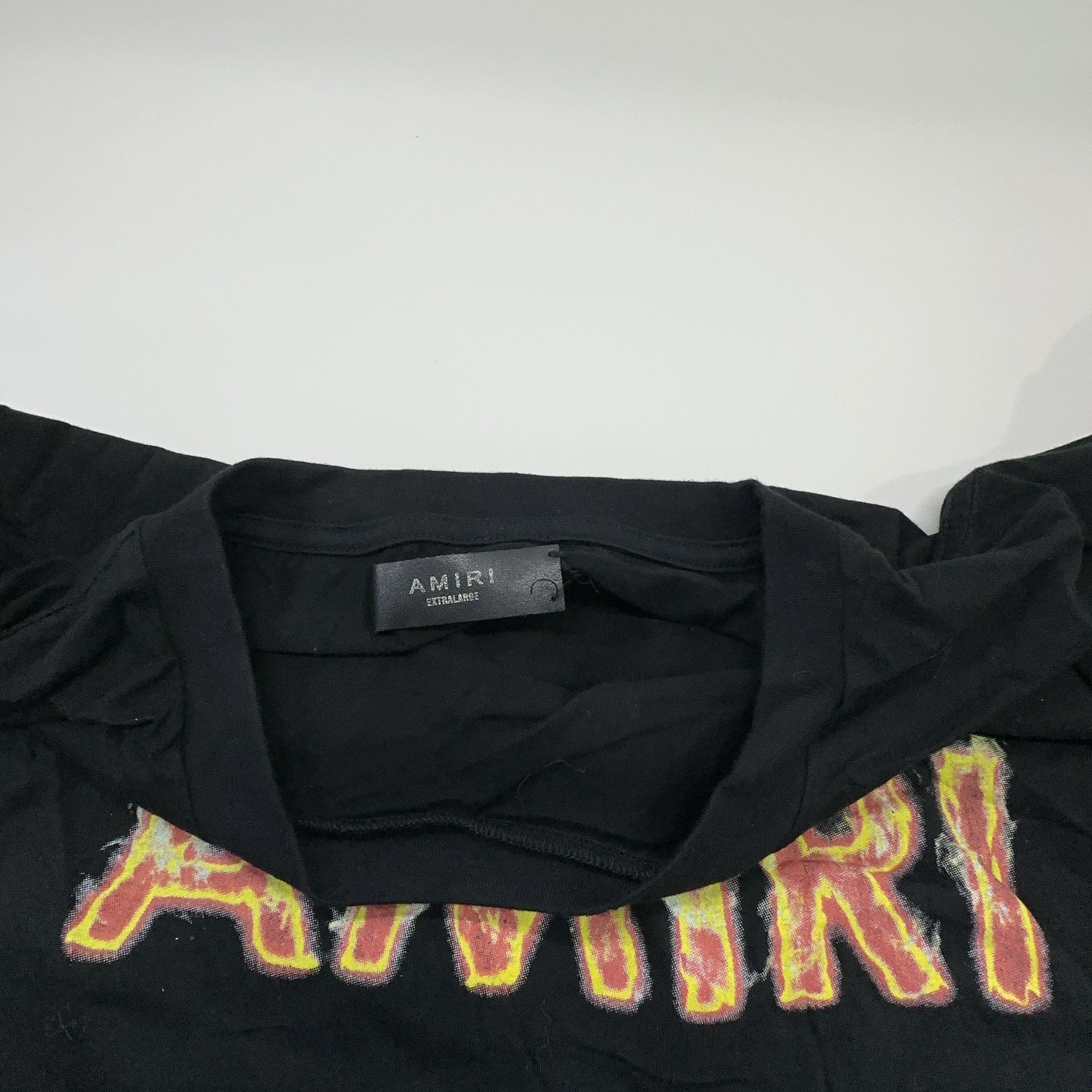Amiri AMIRI Flame Logo T-Shirt Size XL Size US XS / EU 42 / 0 - 6 Thumbnail