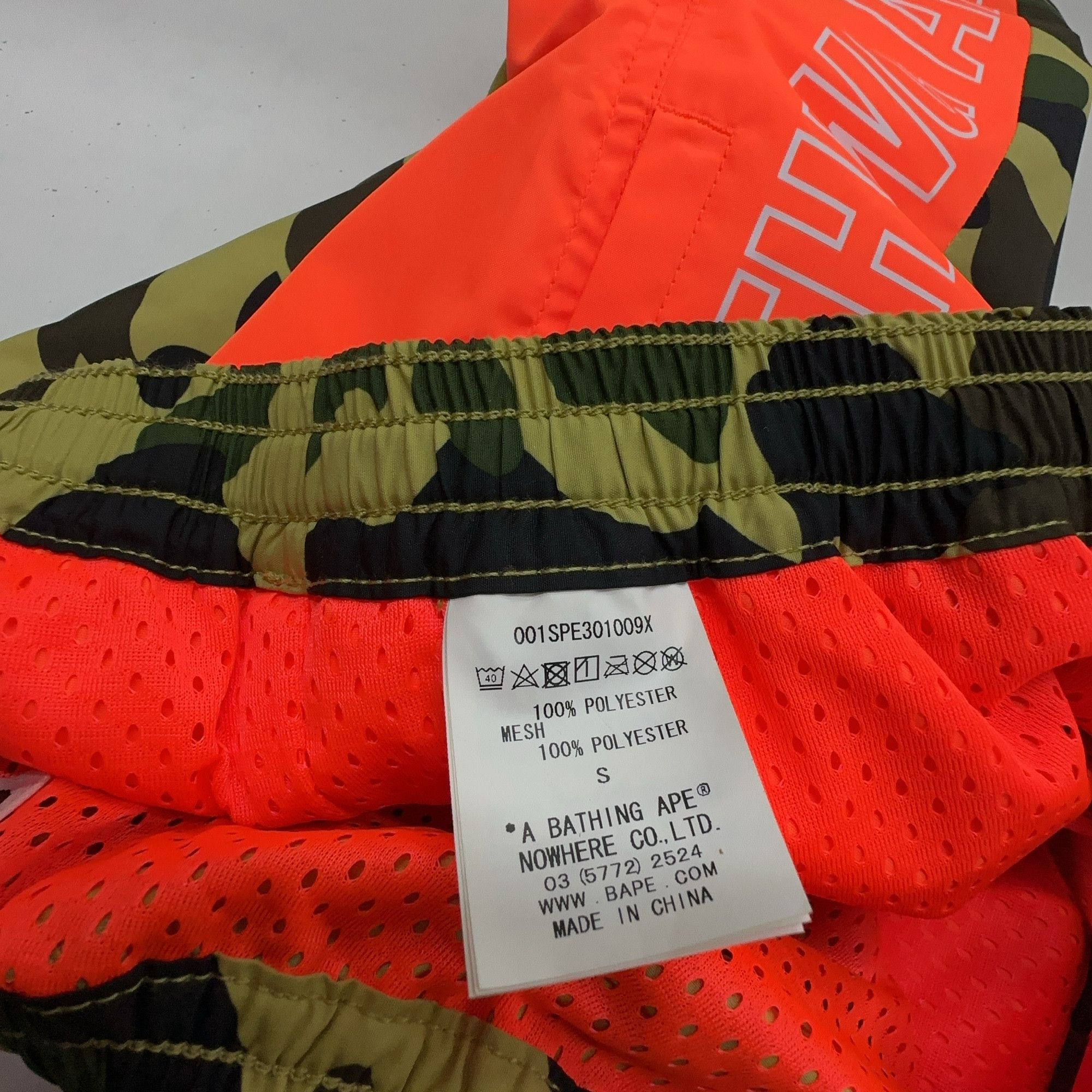 Bape A Bathing Ape Camo Logo Mesh Shorts Size S Size US 30 / EU 46 - 4 Thumbnail