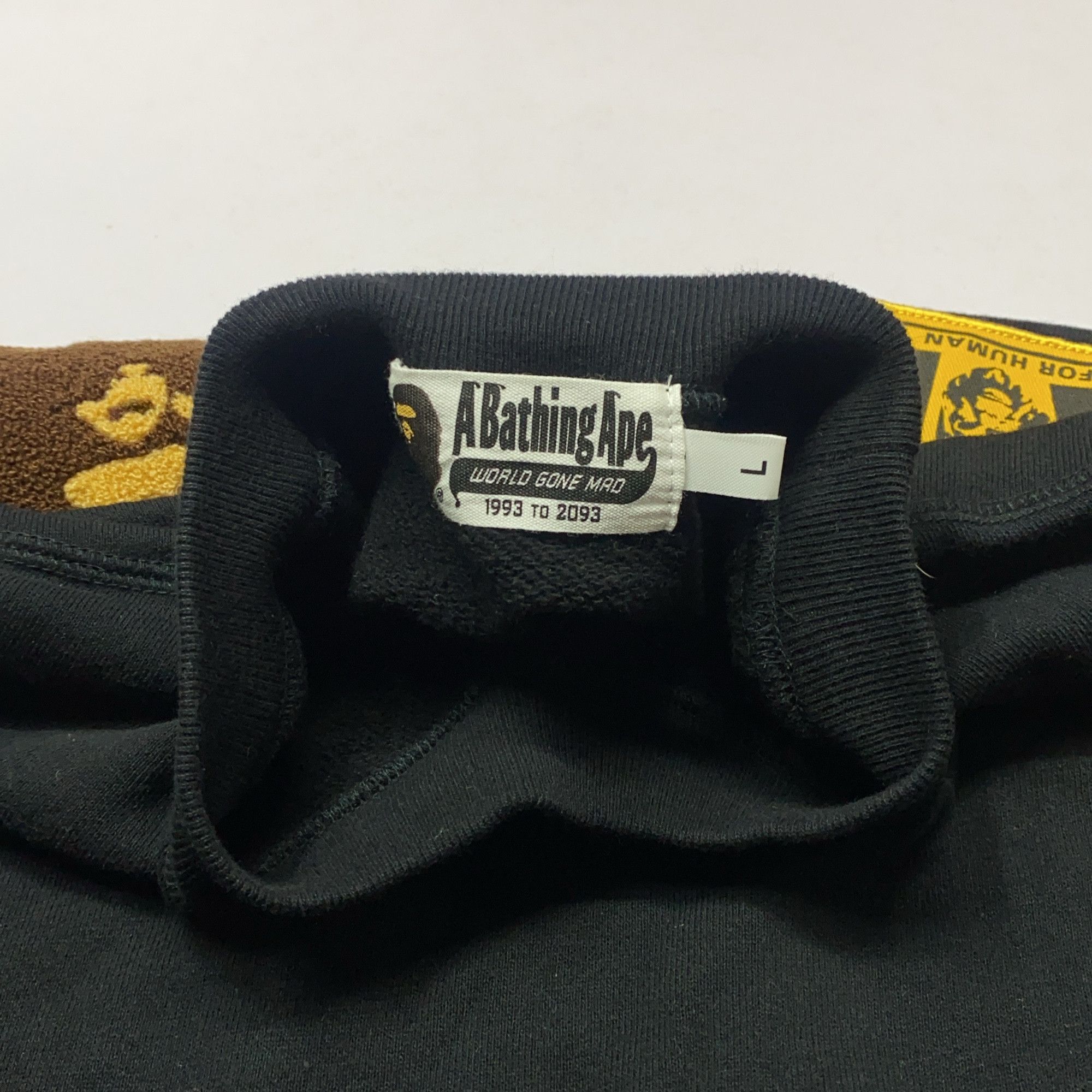 Bape A Bathing Ape Patchwork Sleeve Sweatshirt Size L Size US L / EU 52-54 / 3 - 6 Thumbnail