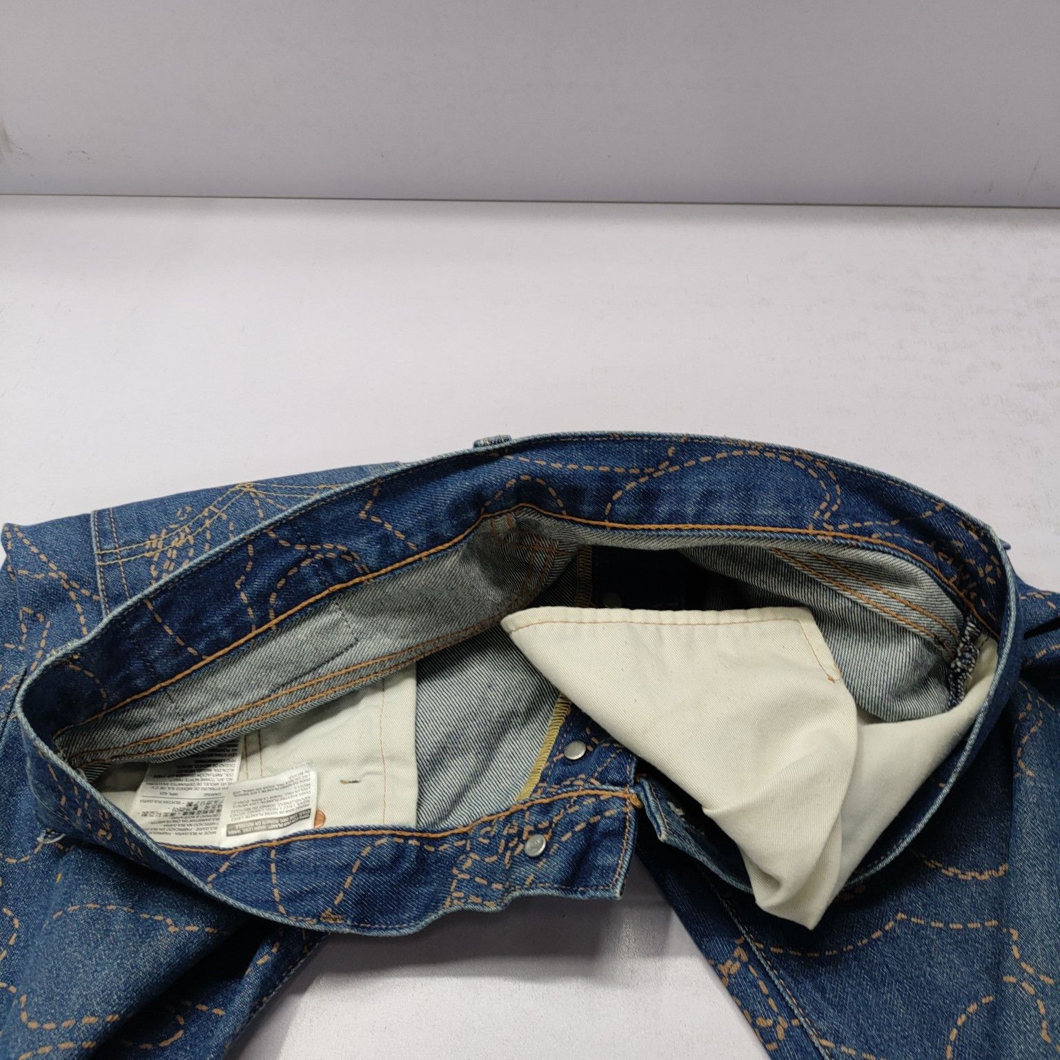Bape × Levi's Levi's x BAPE Camo Stitch Denim Jeans Size 34 Size US 32 / EU 48 - 7 Thumbnail