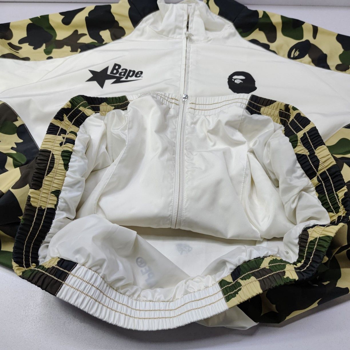 Bape A BATHING APE Camo Zip Track Jacket 2XL Size US XXL / EU 58 / 5 - 9 Thumbnail