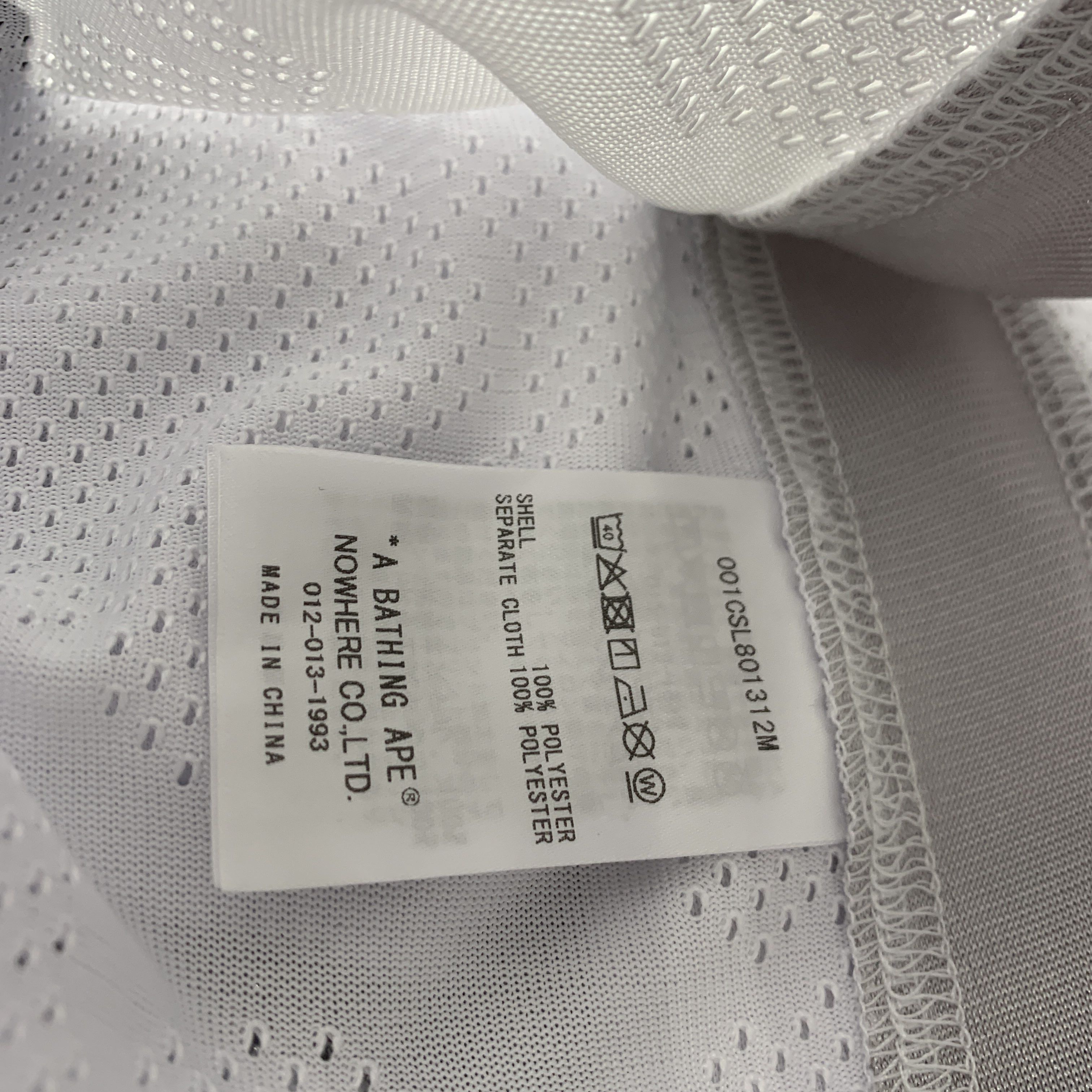 Bape A BATHING APE 93 Number Logo Football Jersey Size M Size US M / EU 48-50 / 2 - 3 Thumbnail
