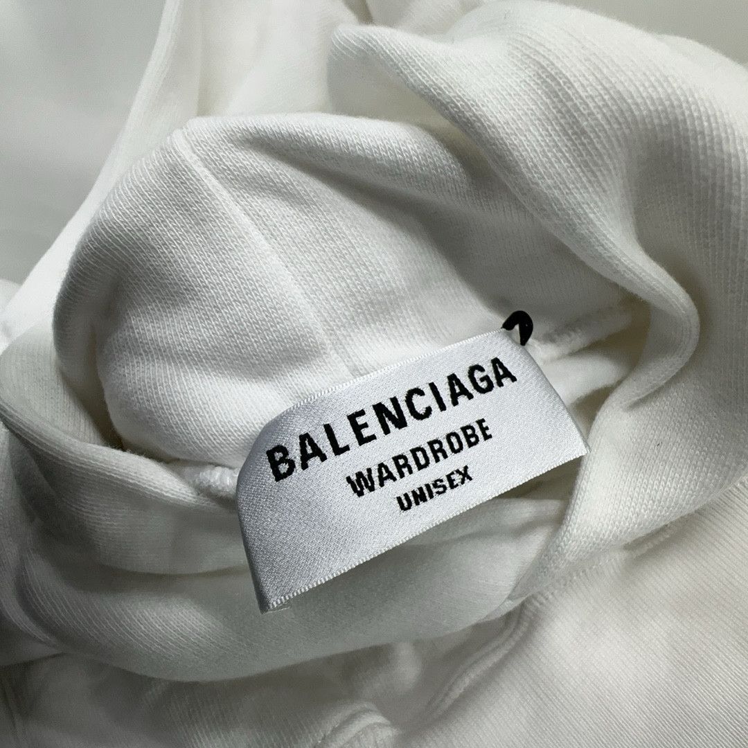 Balenciaga Balenciaga Logo Hoodie XS Size US XS / EU 42 / 0 - 3 Thumbnail