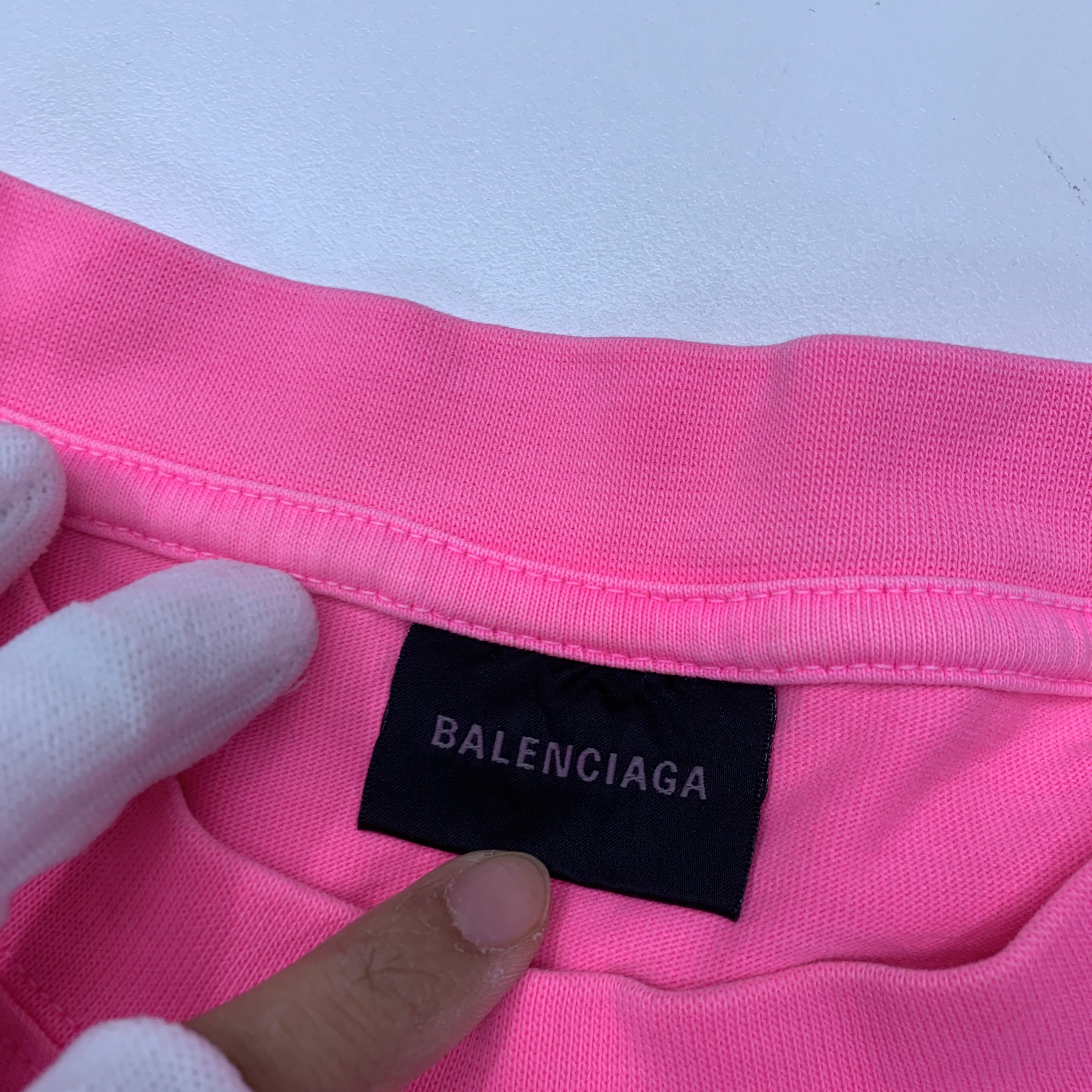 Balenciaga Balenciaga Pink Logo T-Shirt Size M Size M / US 6-8 / IT 42-44 - 3 Thumbnail
