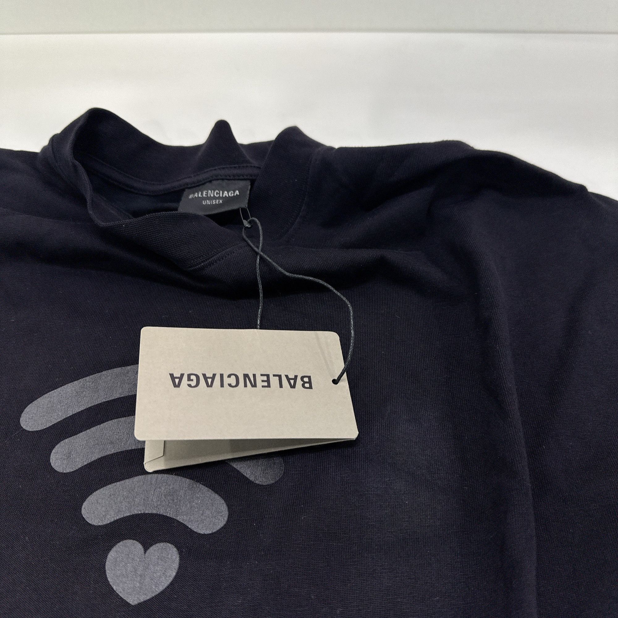 Balenciaga Balenciaga WiFi Logo T-Shirt Size M Size US M / EU 48-50 / 2 - 4 Thumbnail