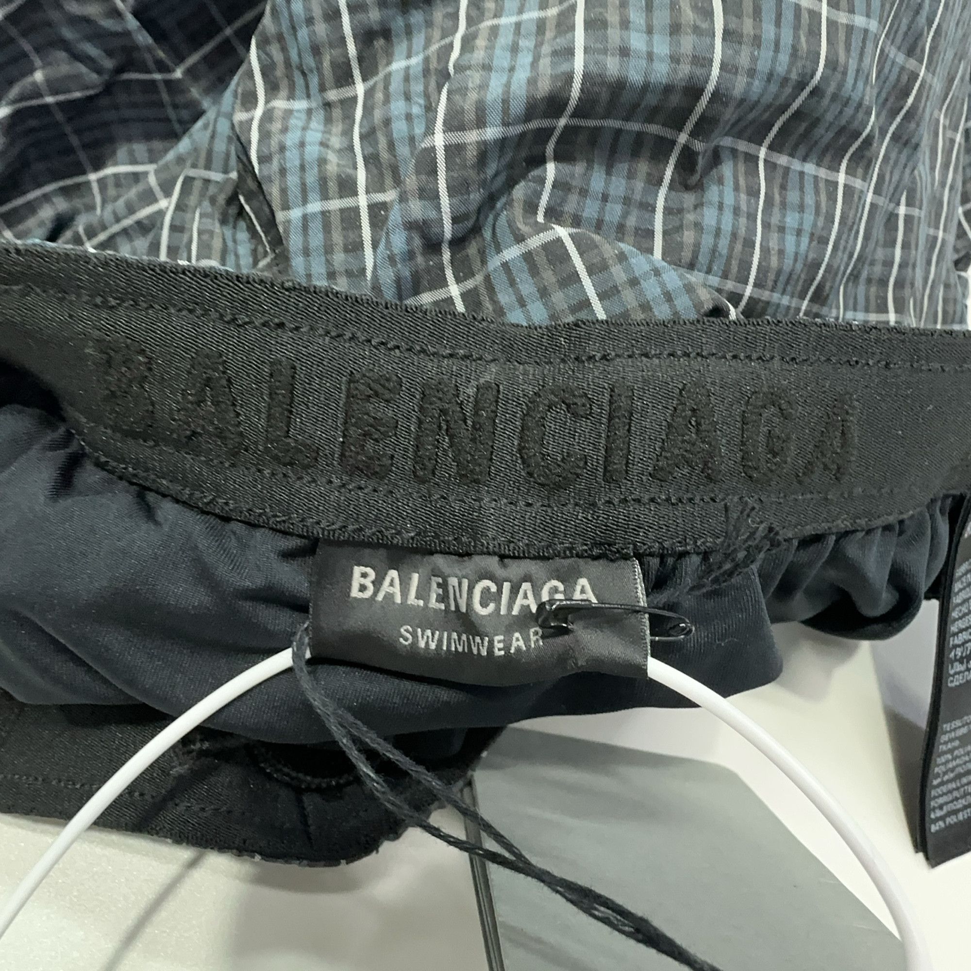 Balenciaga Balenciaga Plaid Swim Shorts Size M Size US 32 / EU 48 - 4 Thumbnail
