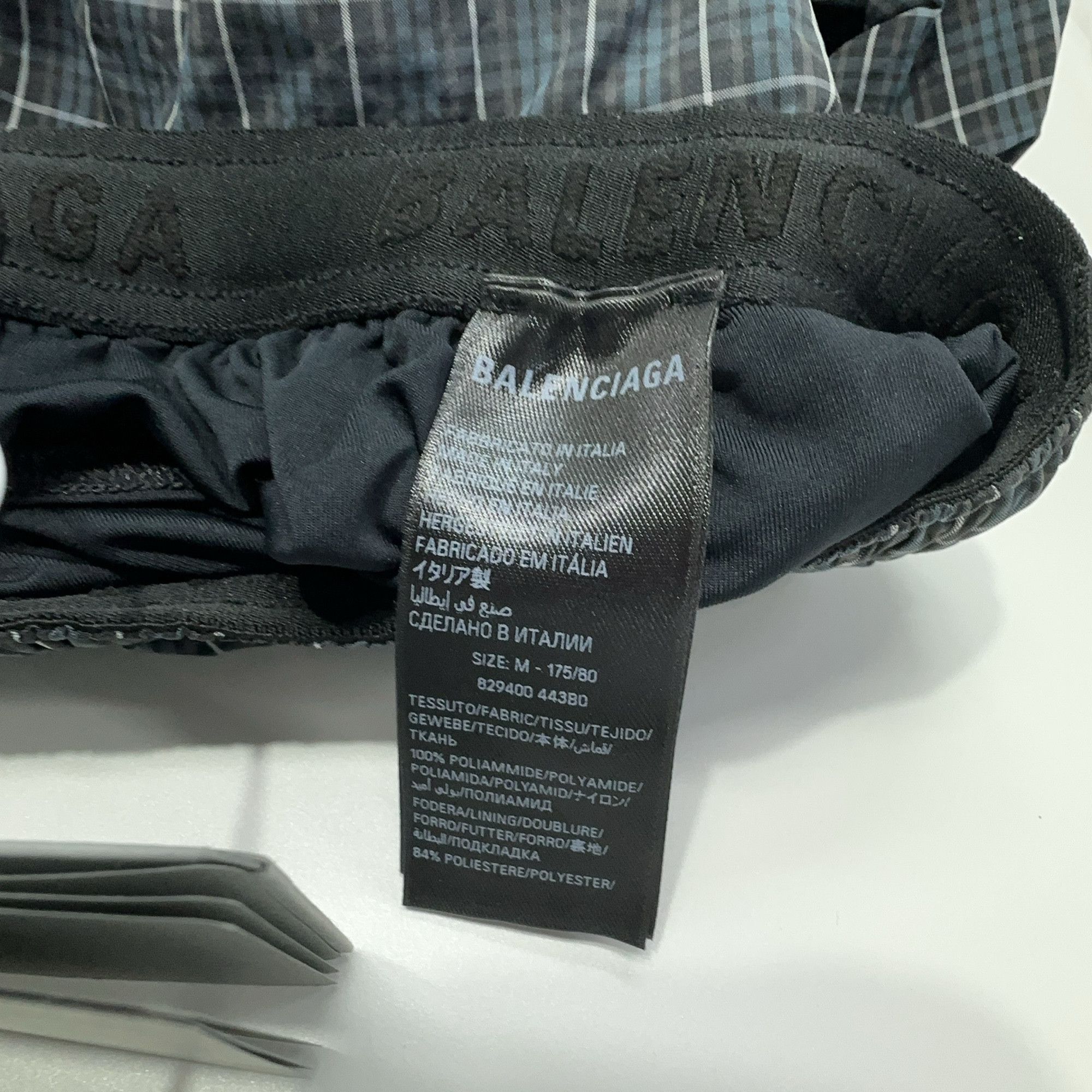 Balenciaga Balenciaga Plaid Swim Shorts Size M Size US 32 / EU 48 - 5 Thumbnail