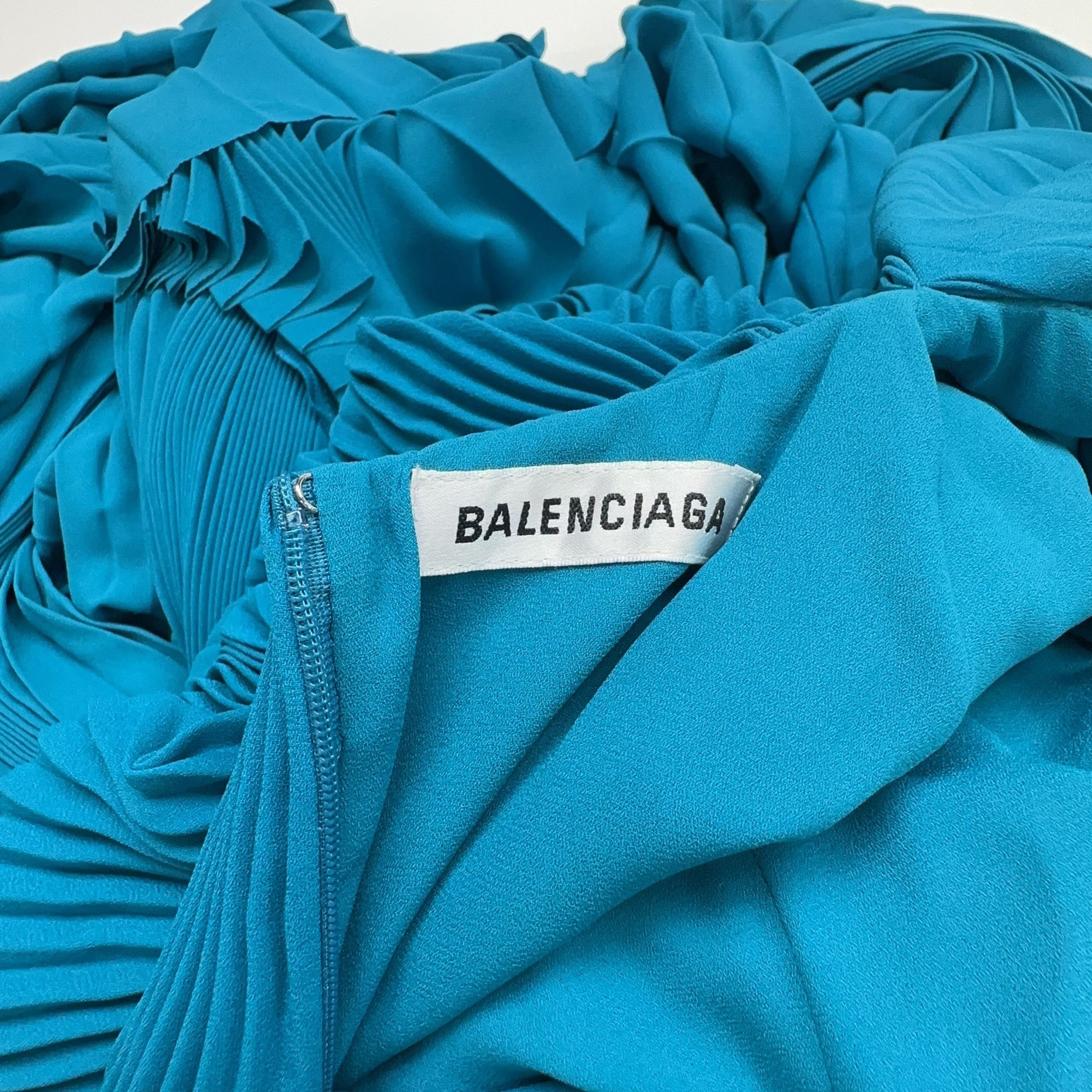 Balenciaga Balenciaga Pleated Midi Dress Size 36 Size XS / US 0-2 / IT 36-38 - 3 Thumbnail