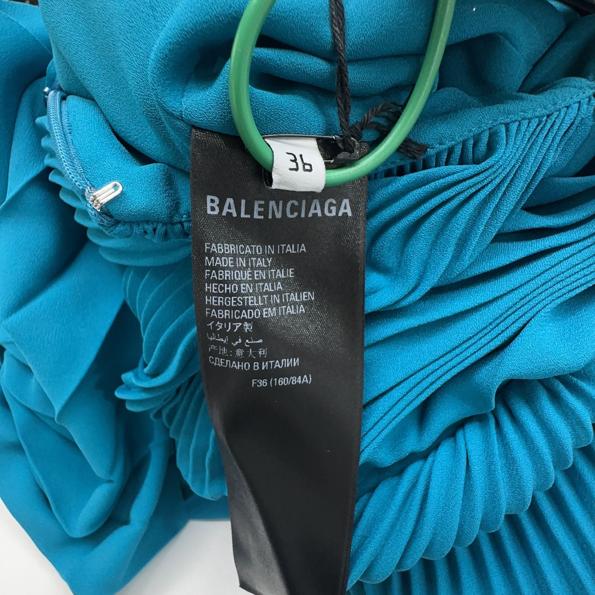 Balenciaga Balenciaga Pleated Midi Dress Size 36 Size XS / US 0-2 / IT 36-38 - 2 Thumbnail