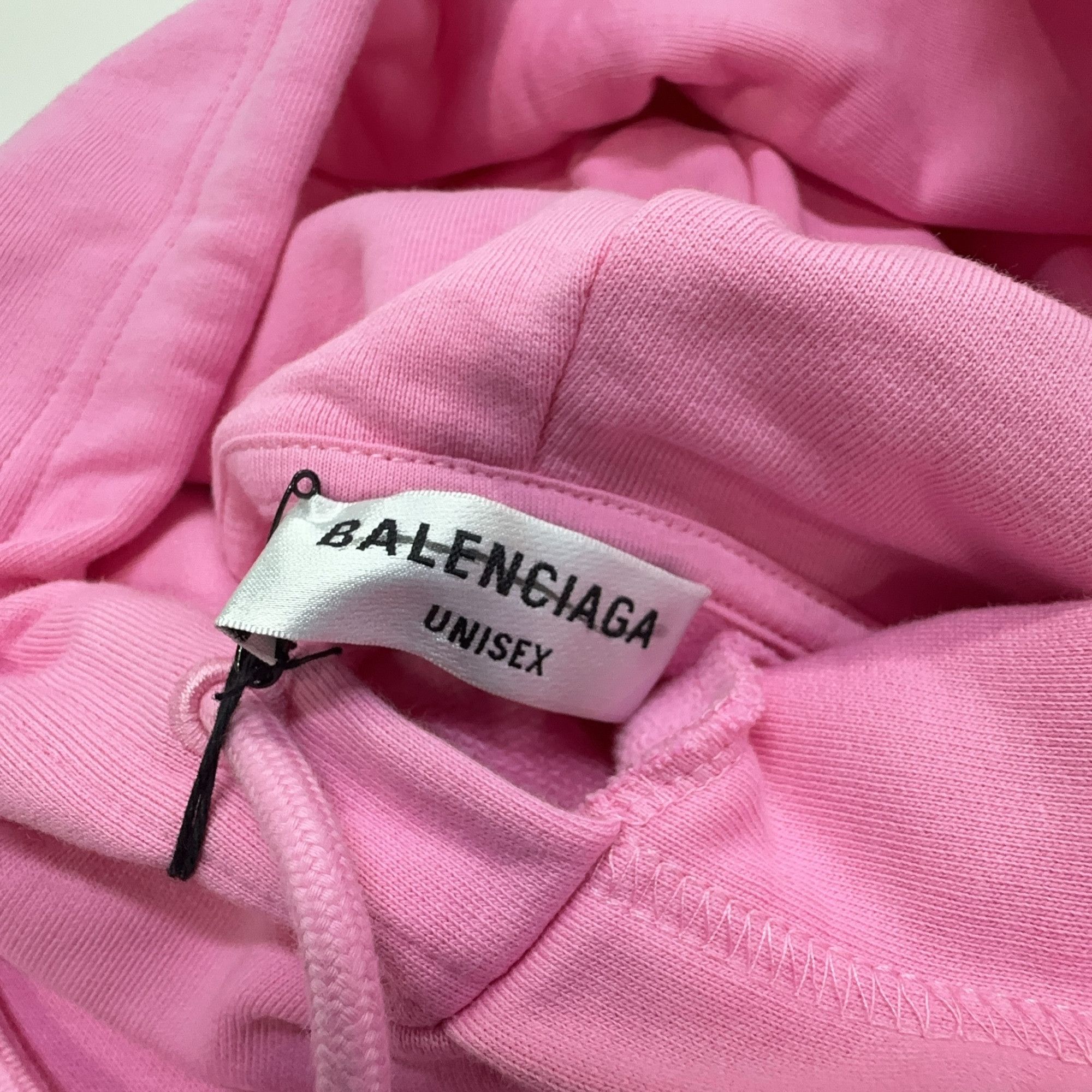 Balenciaga Balenciaga Pink Bebe Logo Hoodie Size XS Size US XS / EU 42 / 0 - 5 Thumbnail