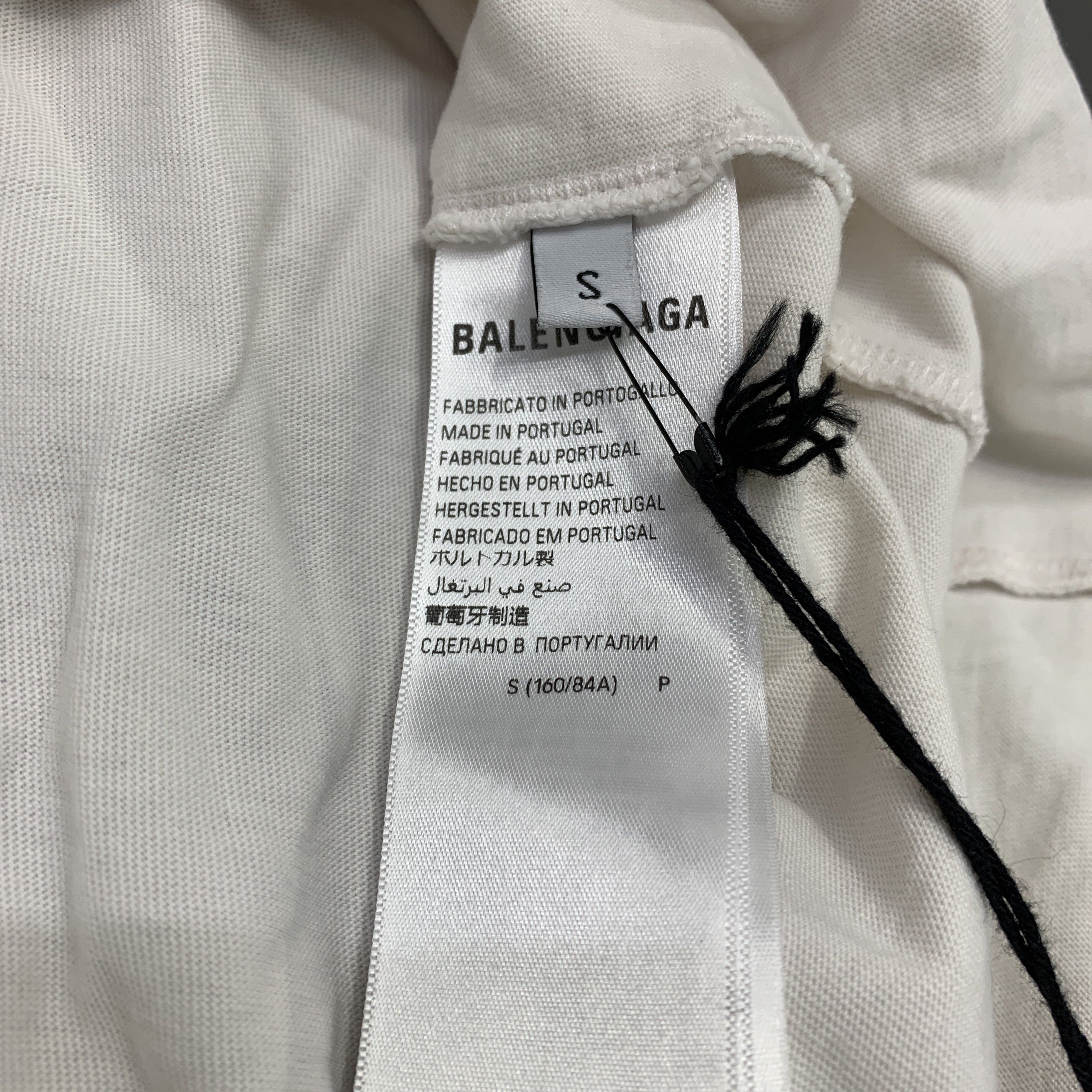 Balenciaga Balenciaga Tape Logo T-Shirt Size S Size US S / EU 44-46 / 1 - 3 Thumbnail