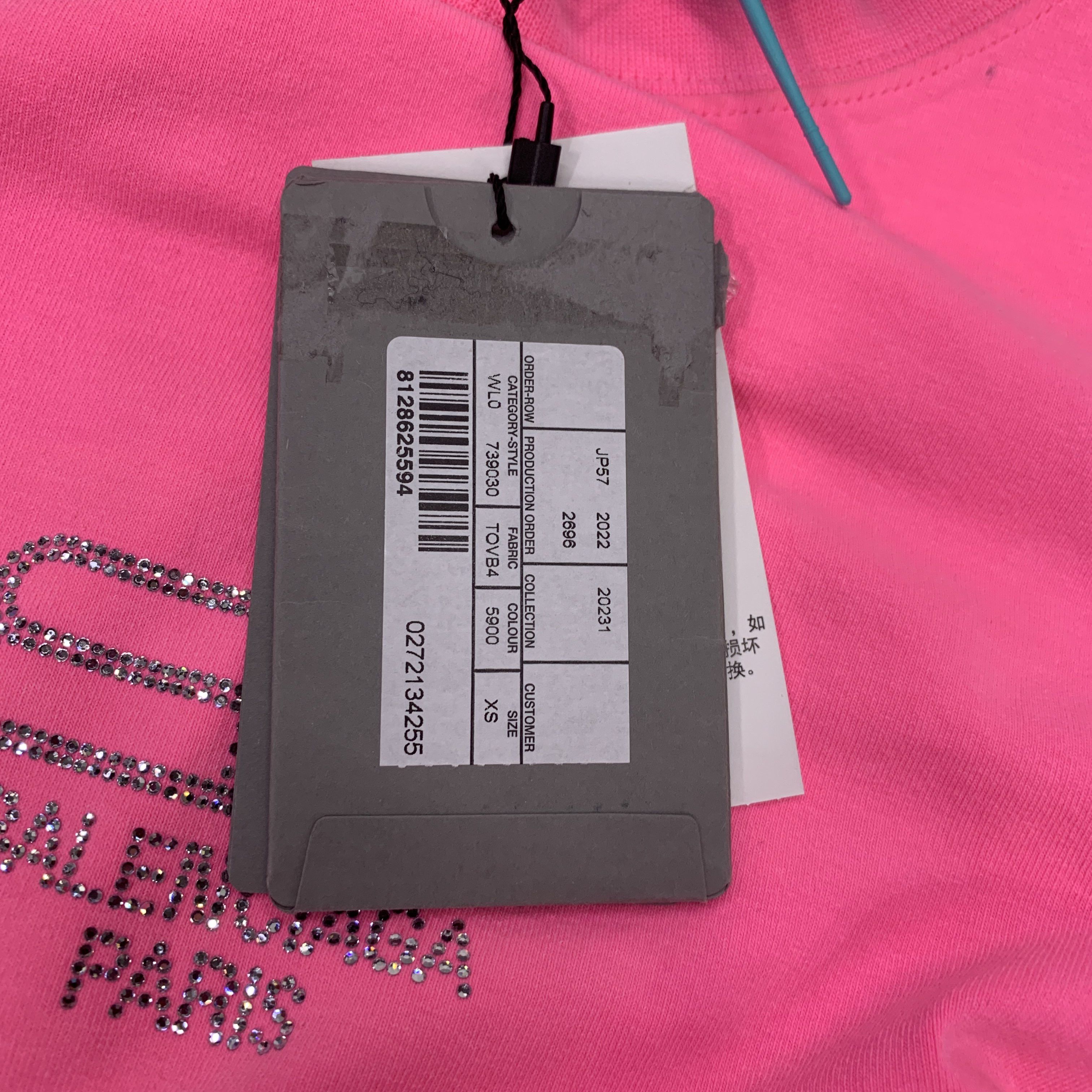 Balenciaga Balenciaga Rhinestone Logo Mini Dress Size XS Size XS / US 0-2 / IT 36-38 - 3 Thumbnail