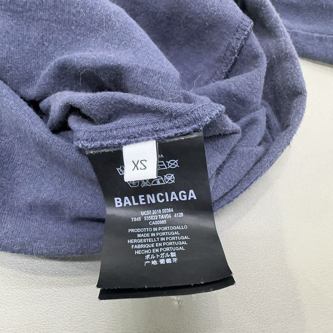 Balenciaga Balenciaga Laurel Logo T-Shirt Size XS Size US XS / EU 42 / 0 - 4 Thumbnail