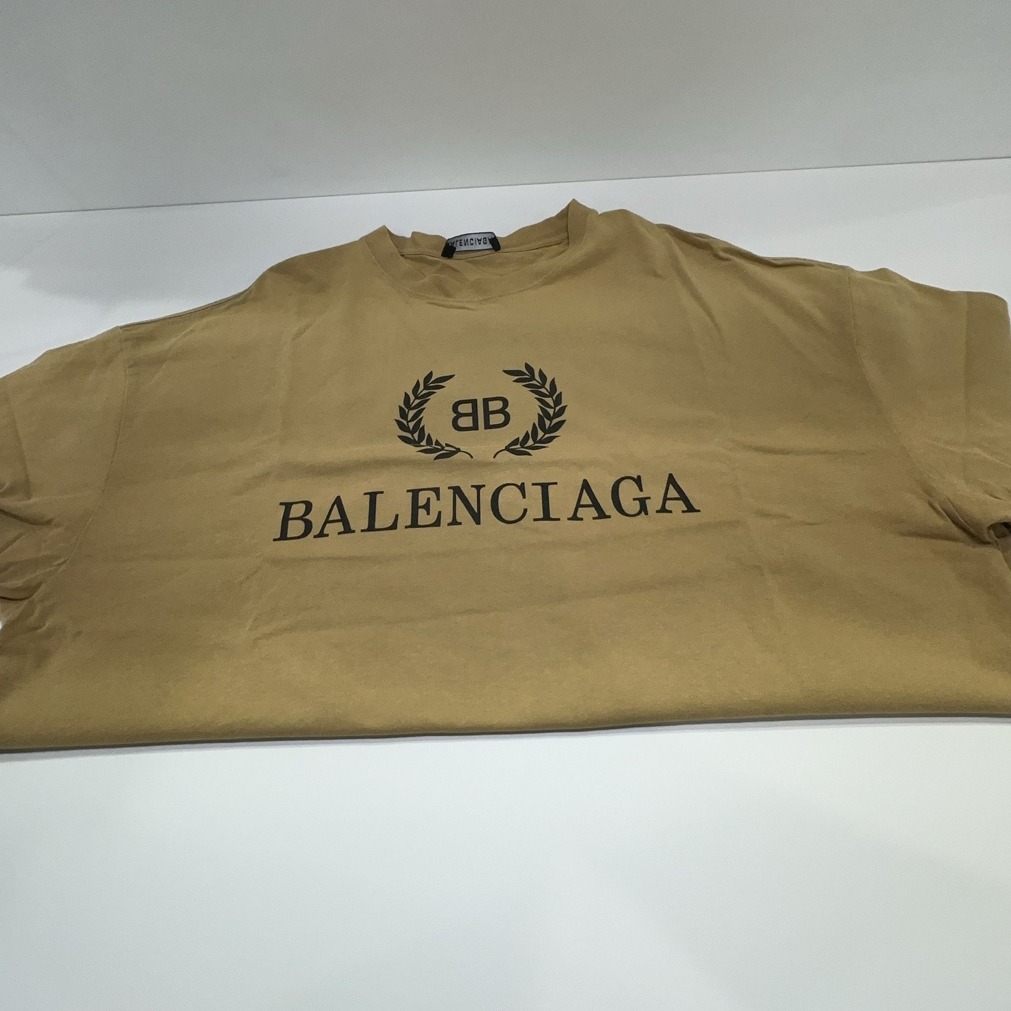 Balenciaga Balenciaga BB Logo T-Shirt Khaki Size S Size US S / EU 44-46 / 1 - 6 Thumbnail