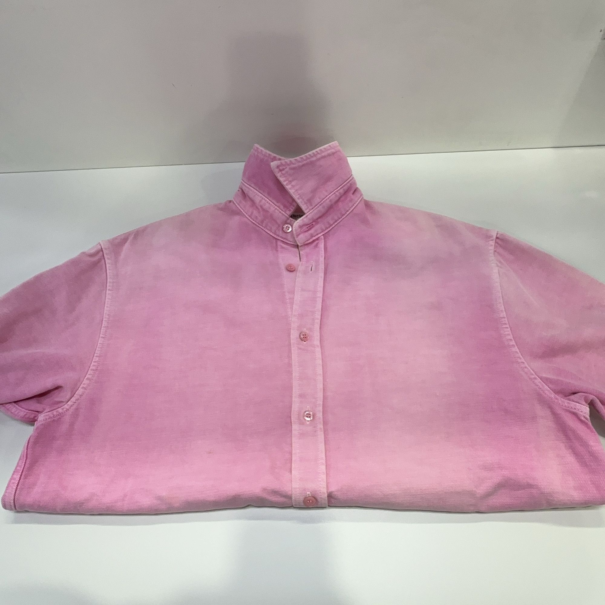 Balenciaga Balenciaga Logo Back Button Up Shirt Size S Size US S / EU 44-46 / 1 - 7 Thumbnail