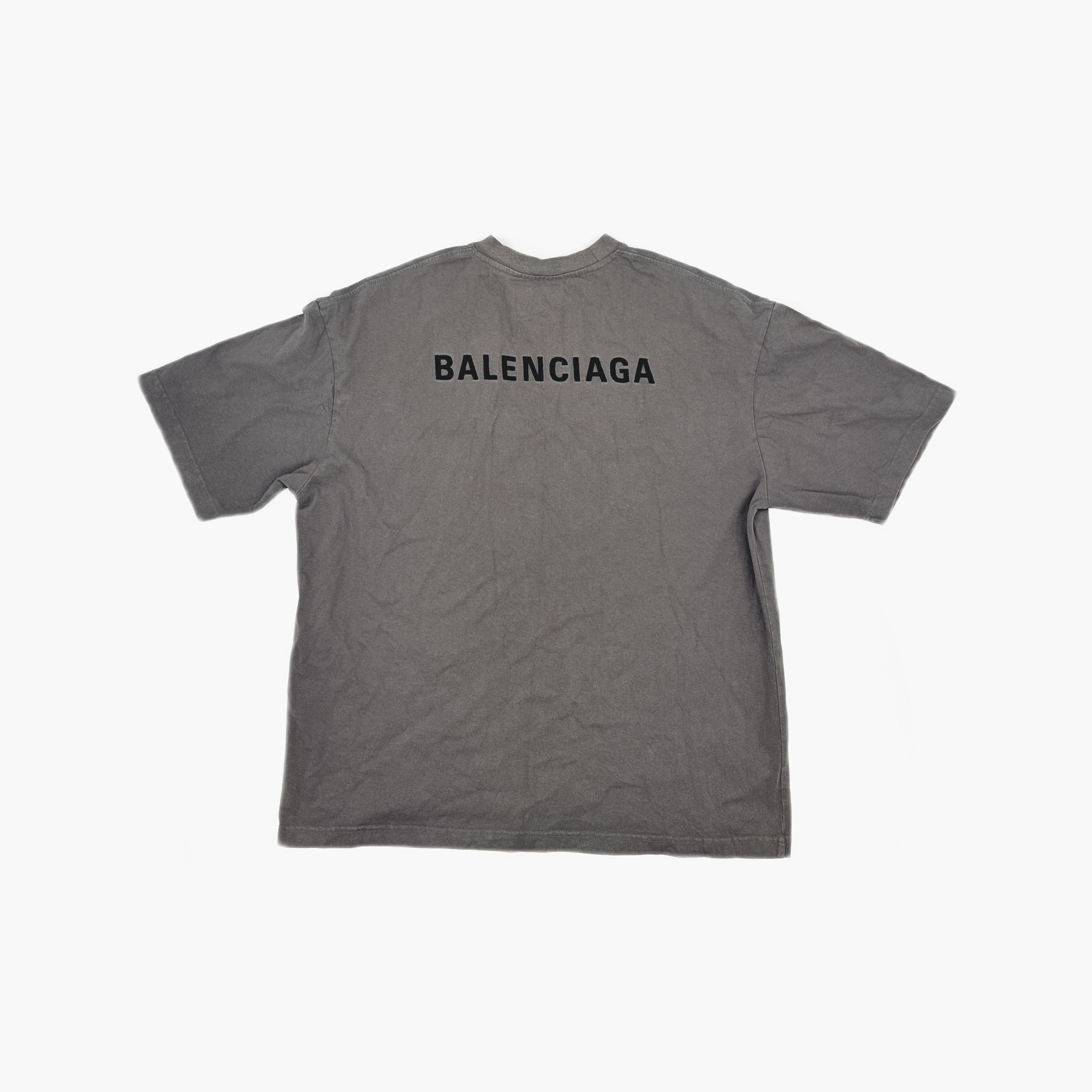Balenciaga Balenciaga Embroidered Logo T-Shirt Size S Size US S / EU 44-46 / 1 - 2 Thumbnail